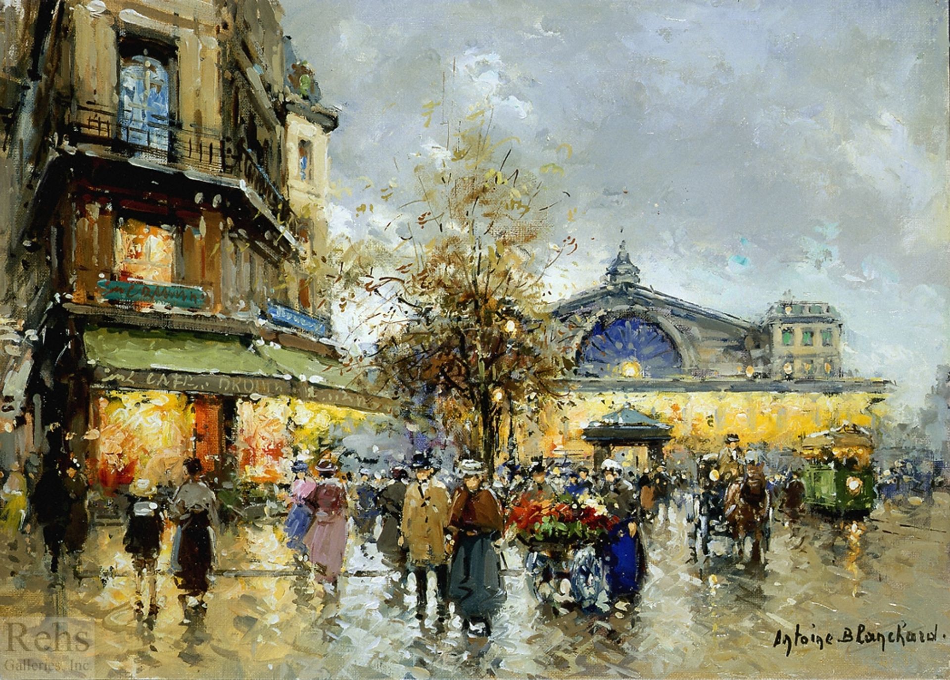 Gare de Lest by Antoine Blanchard