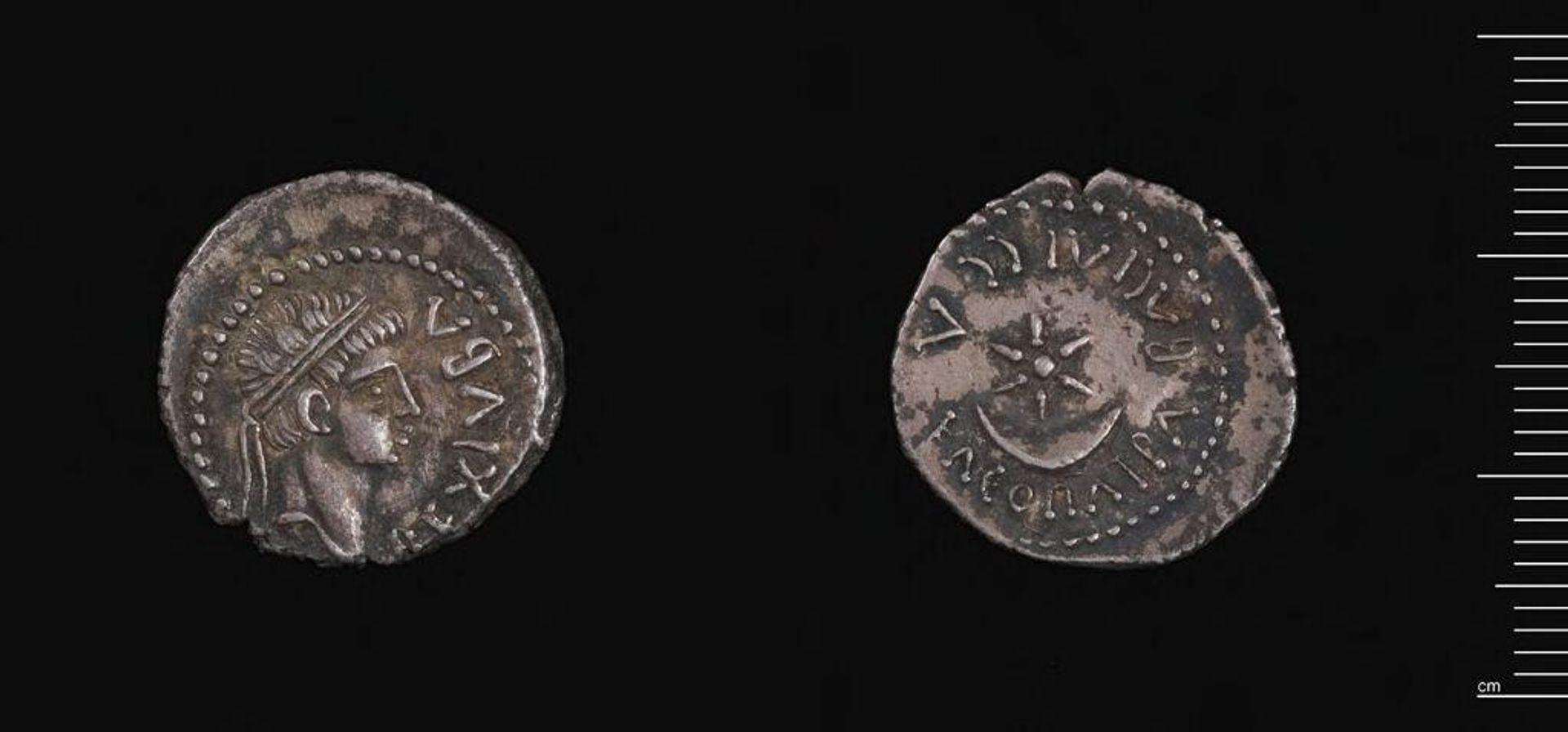Denarius of Juba II of Mauretania by Juba II