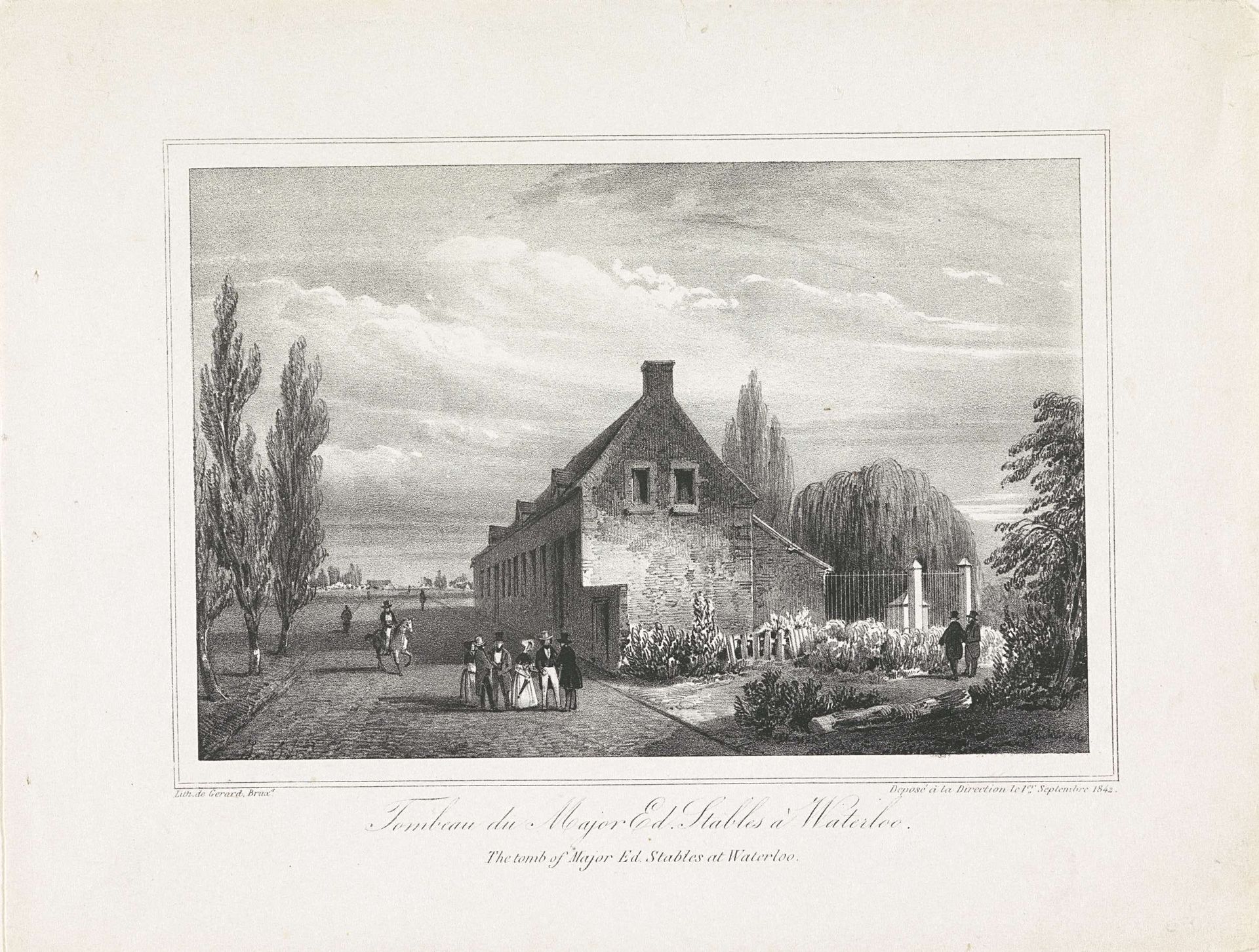 Graf van Edward Stables te Waterloo by H. Gérard
