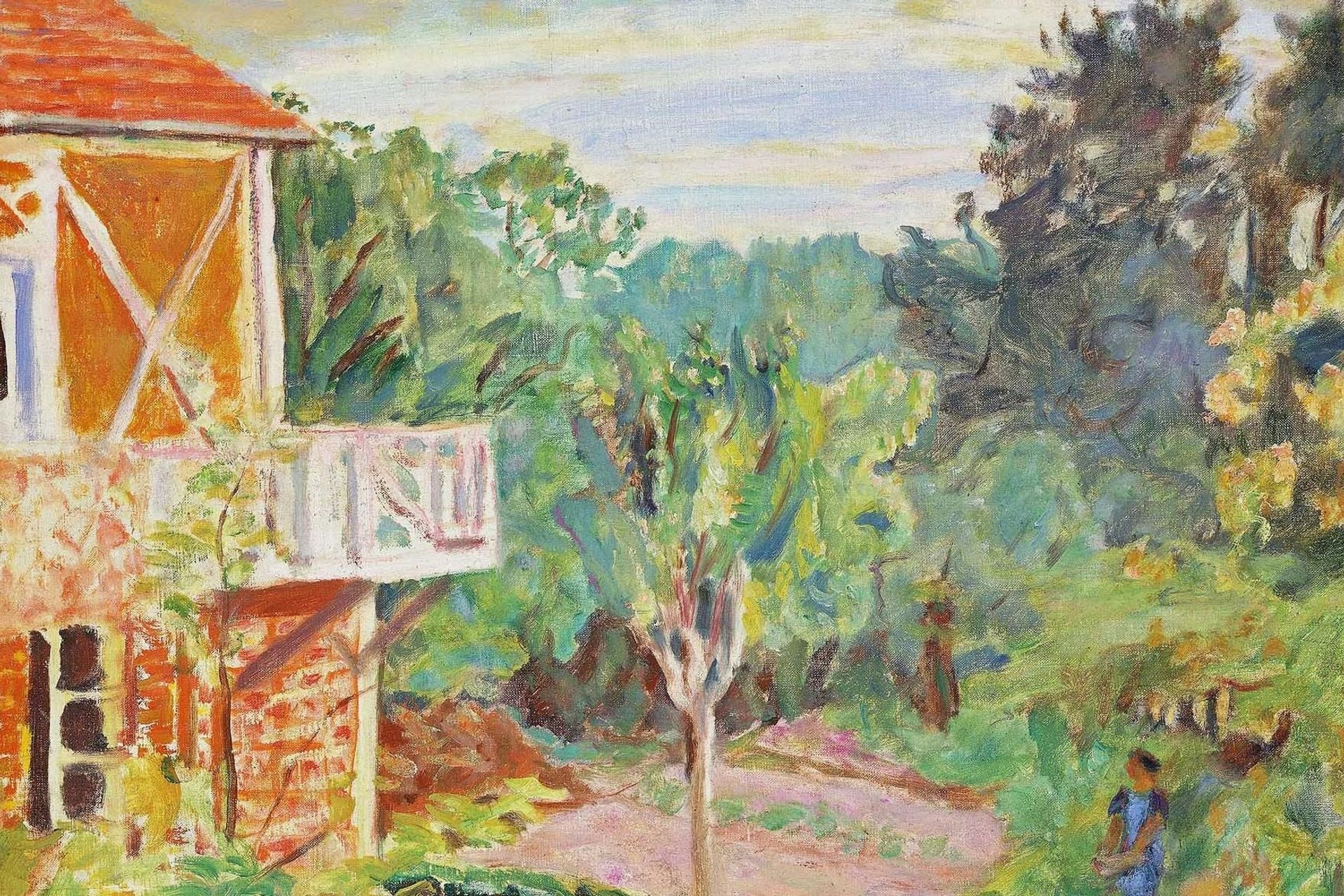 Sunlight at Vernon by Pierre Bonnard