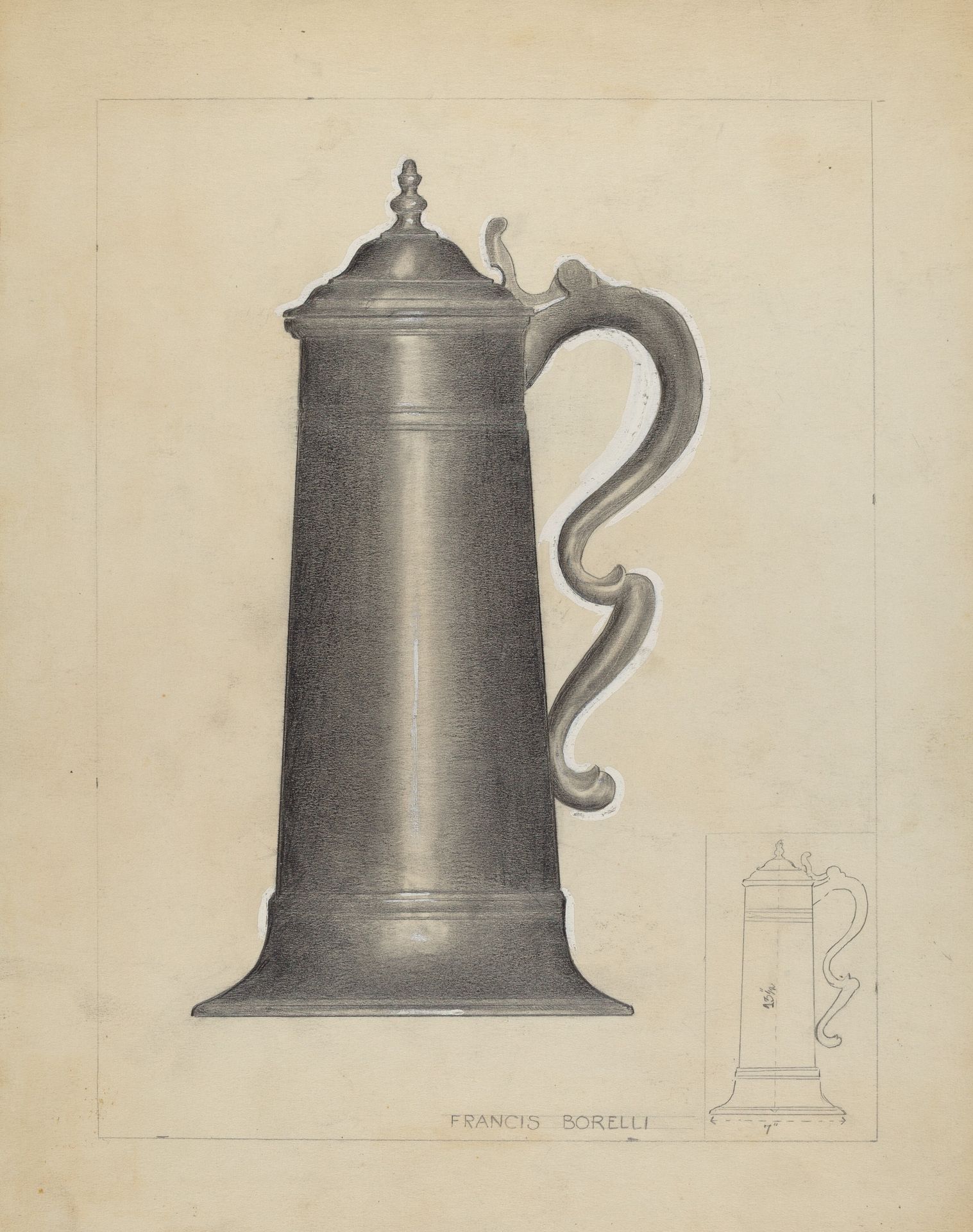 Pewter Mug by Francis Borelli