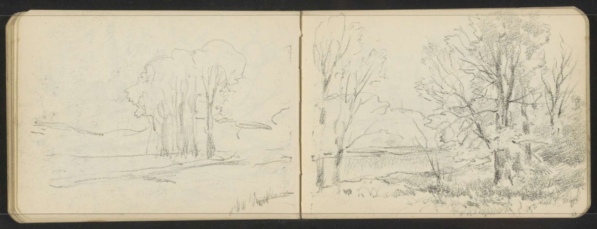 Landschap by Willem Cornelis Rip
