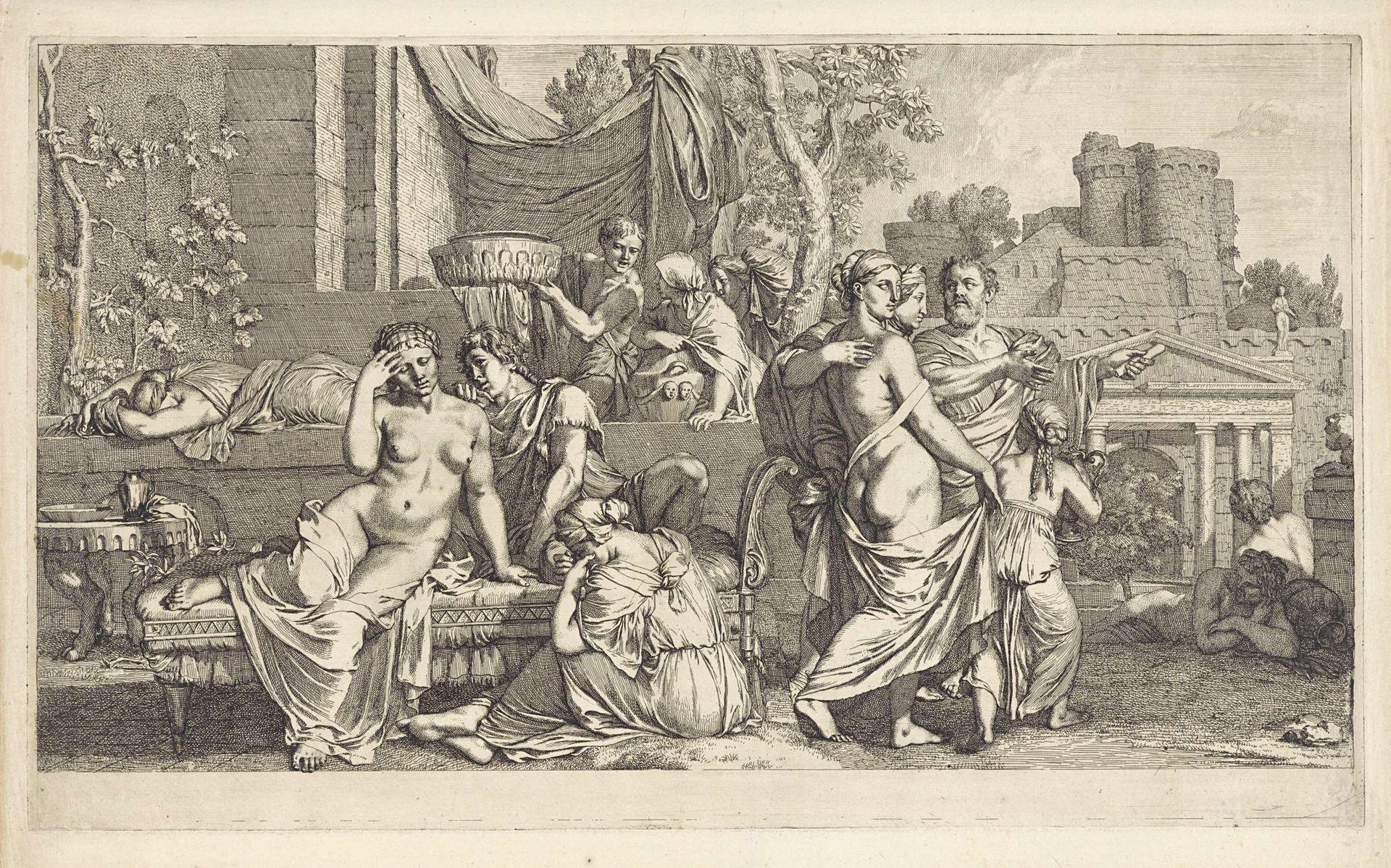 Allegorie op het ontwaken by Gerard de Lairesse