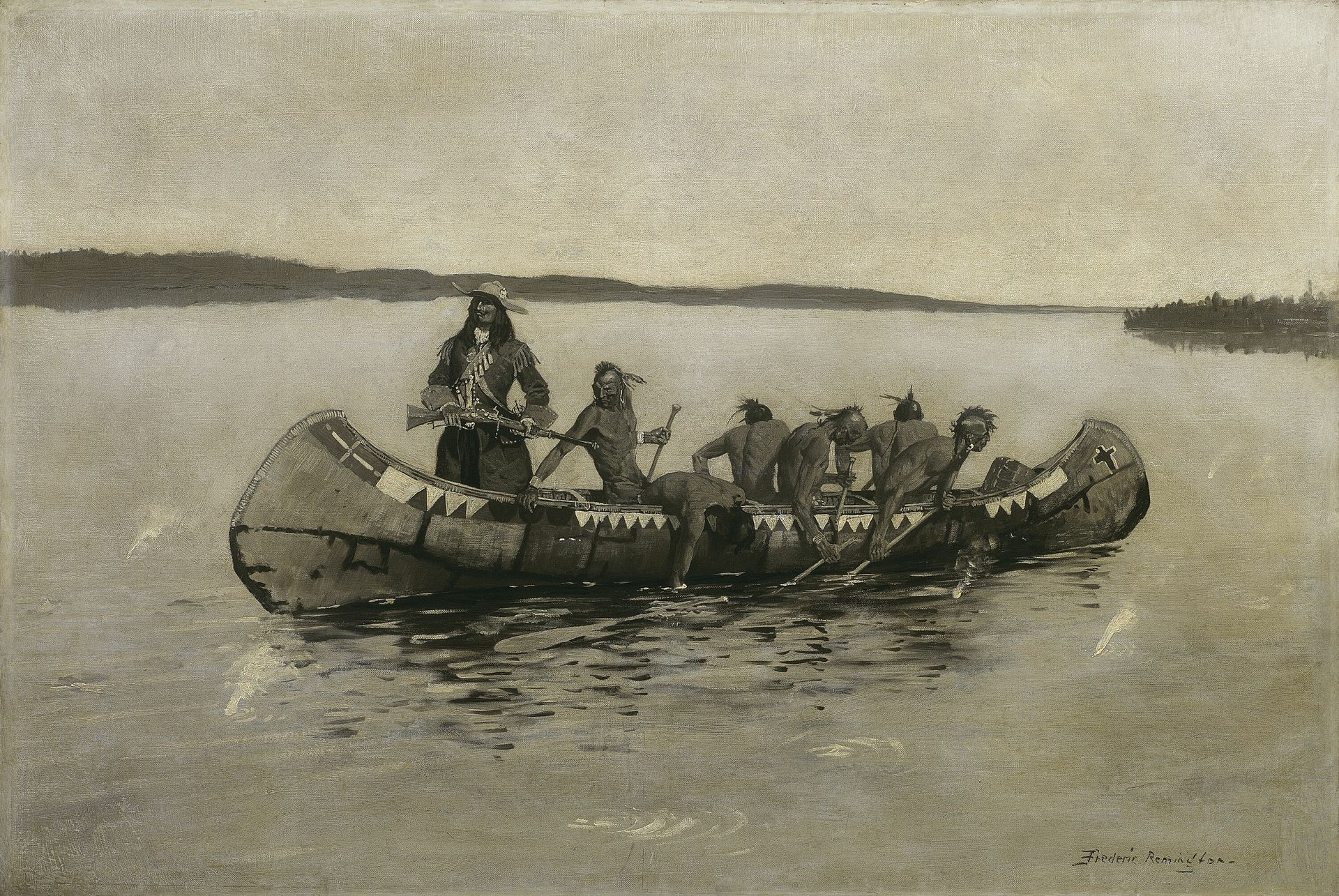 This Was a Fatal Embarkation by Frederic Remington