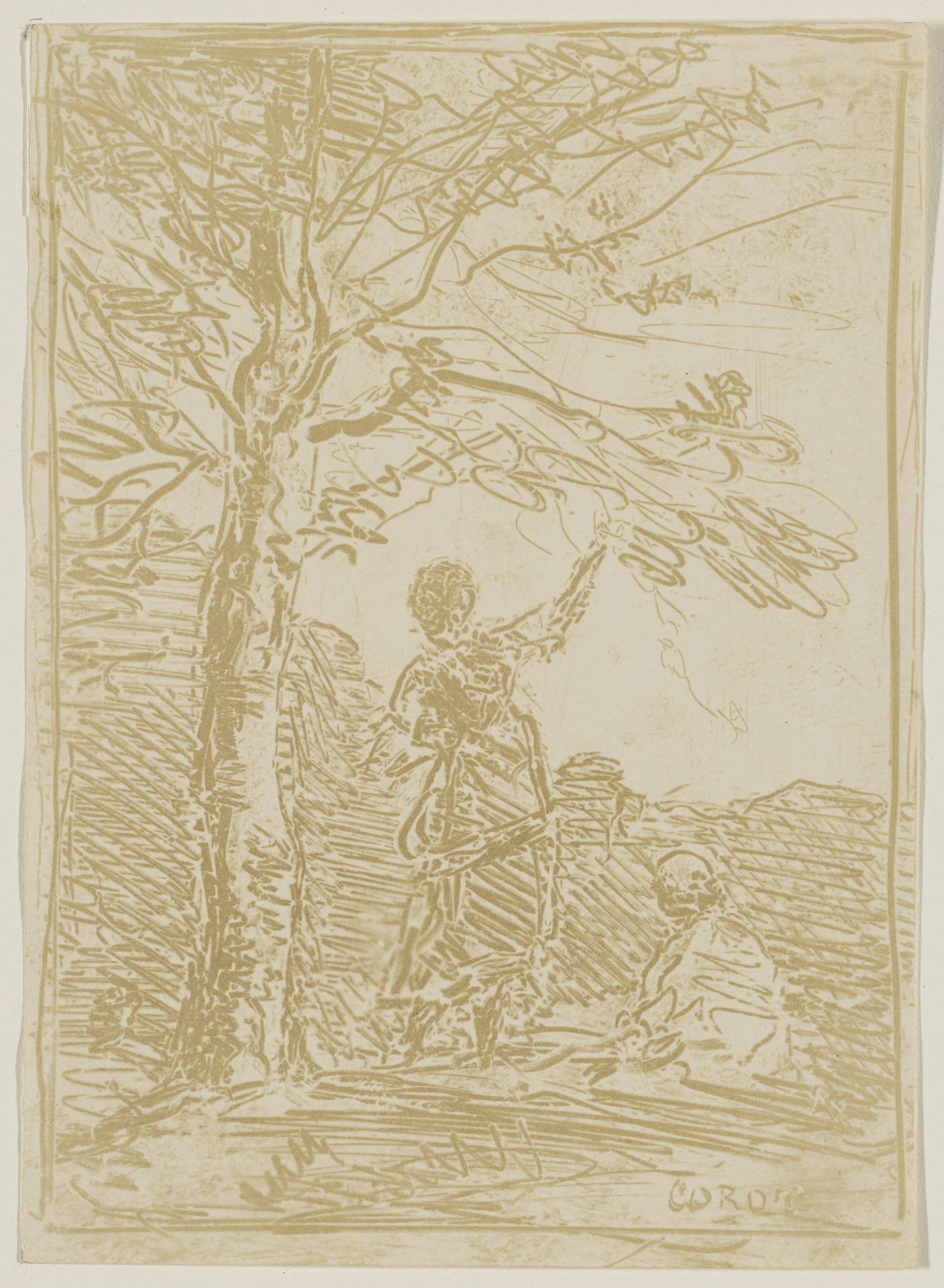Young Girl and Death by Camille Corot