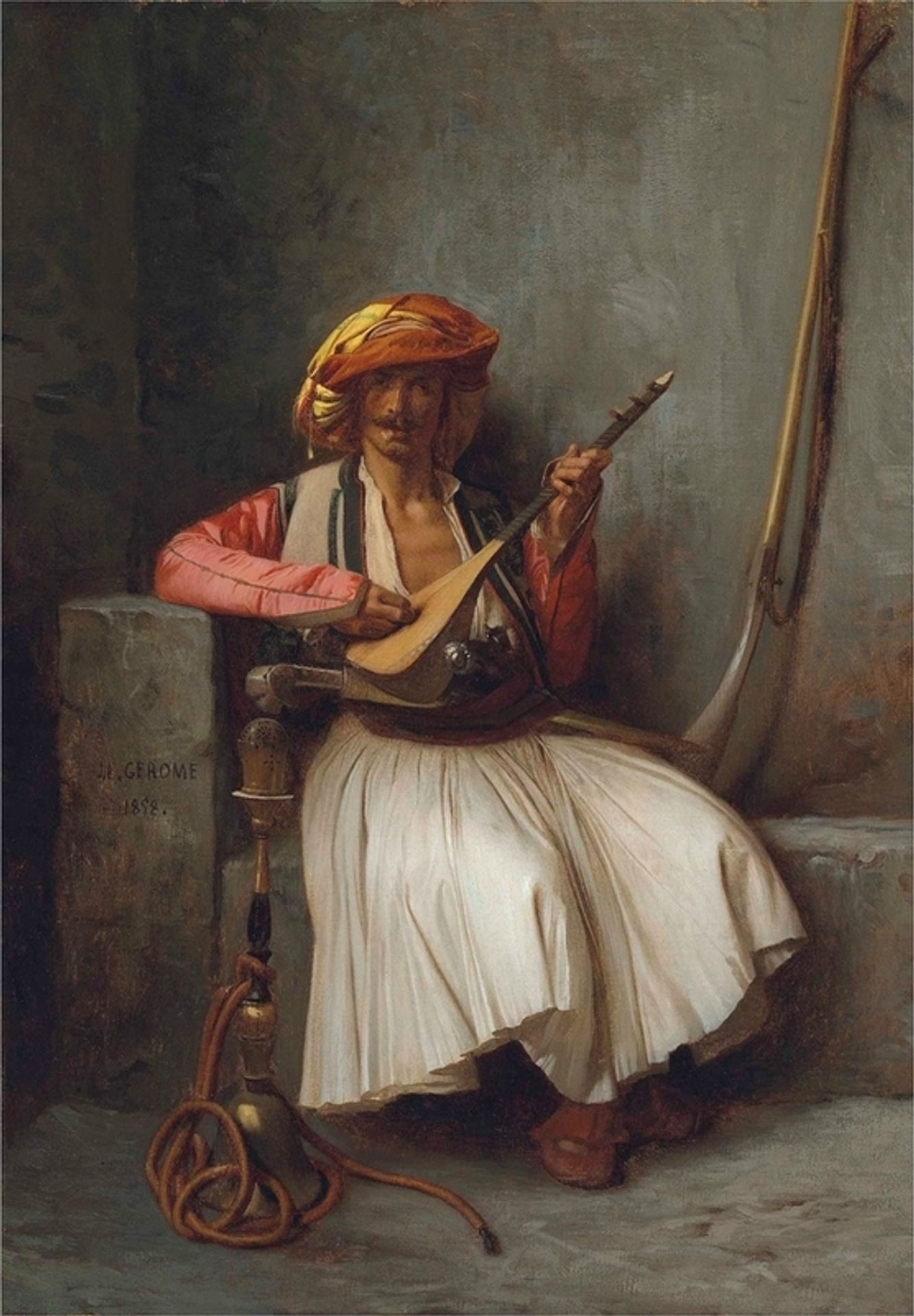 The Mandolin Player by Jean-Léon Gérôme