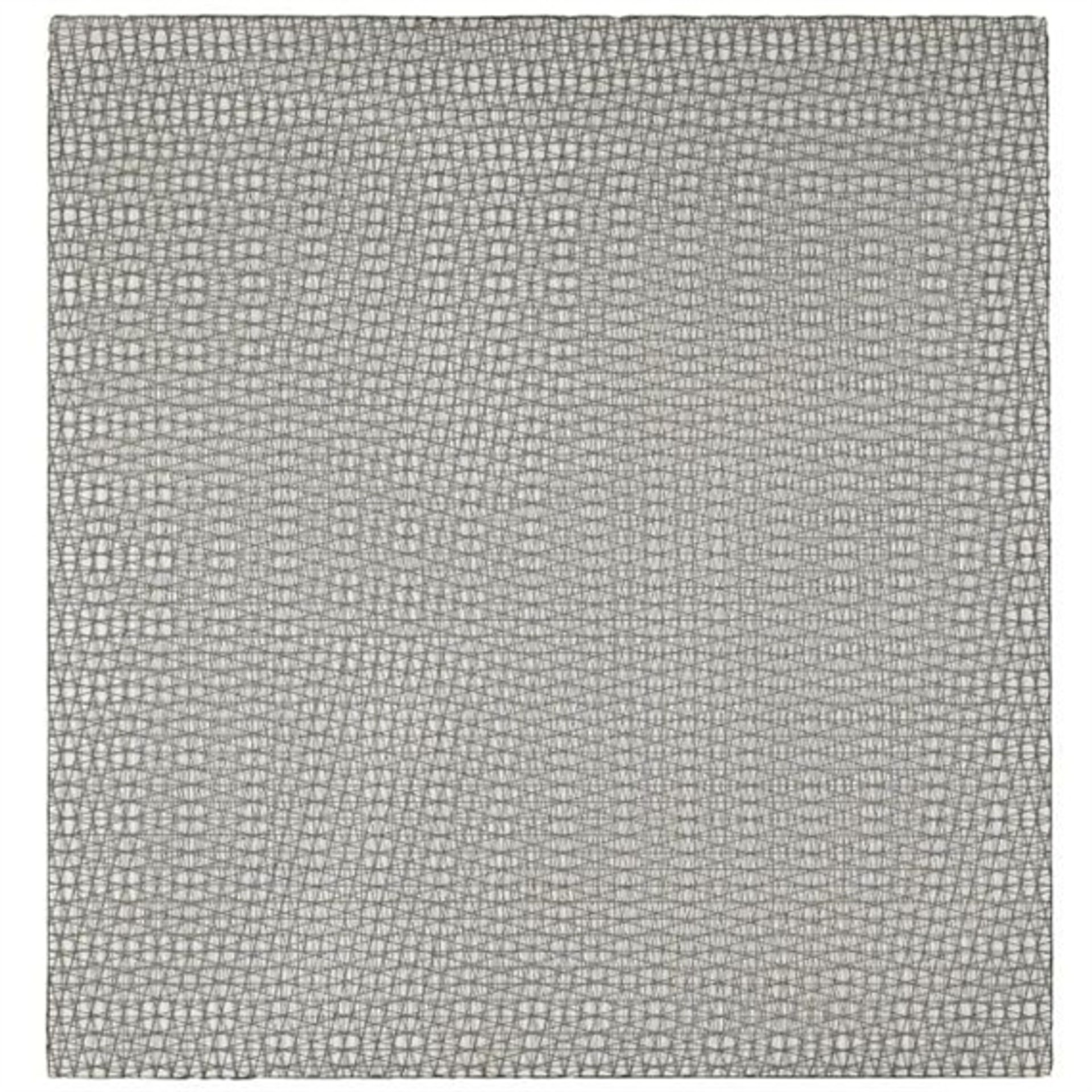3 grillages superposés 0°, +15°, -15° by Francois Morellet