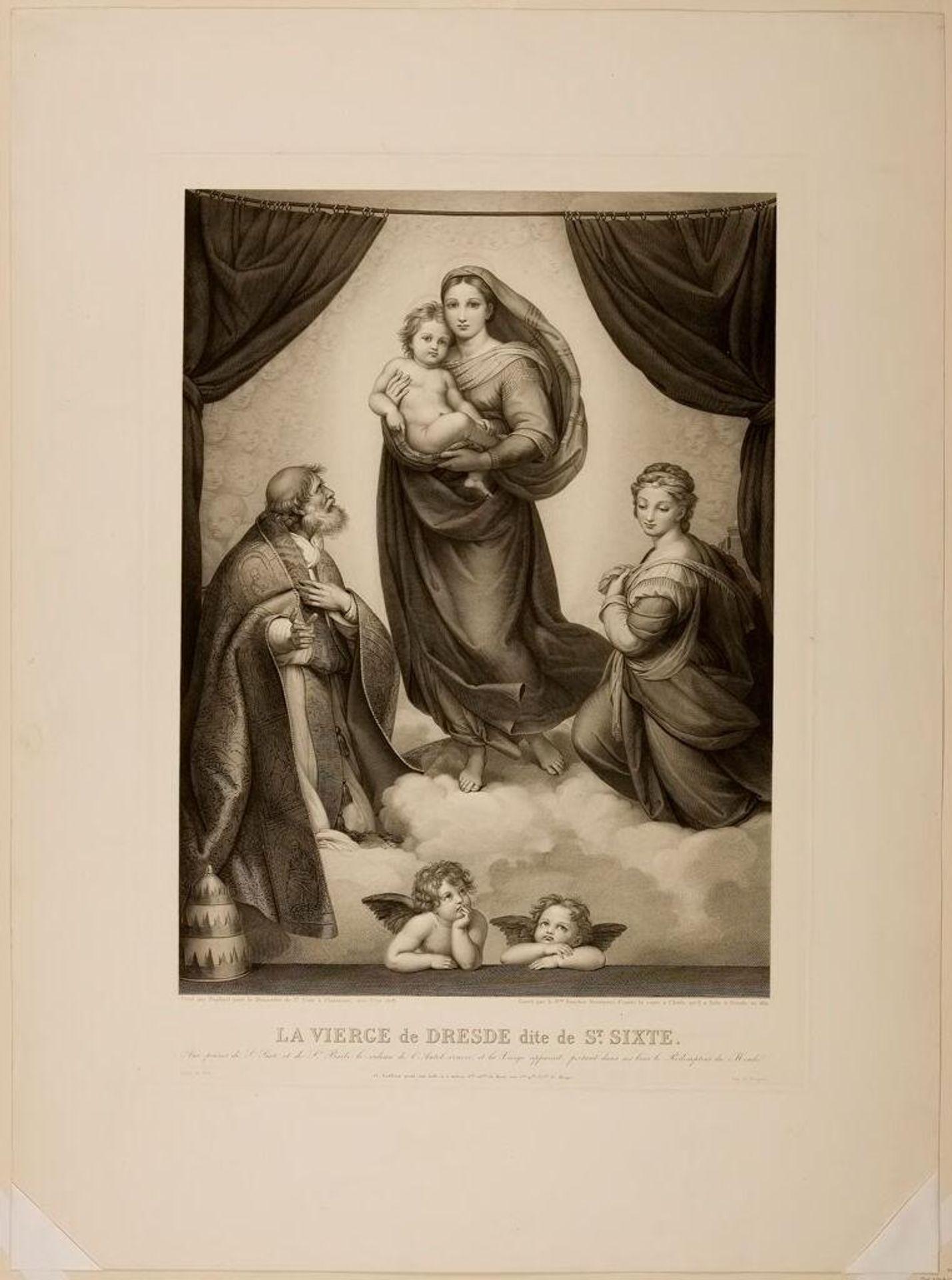 The Virgin of Dresden, called of Saint Sixte by Auguste Gaspard Louis Boucher Desnoyers