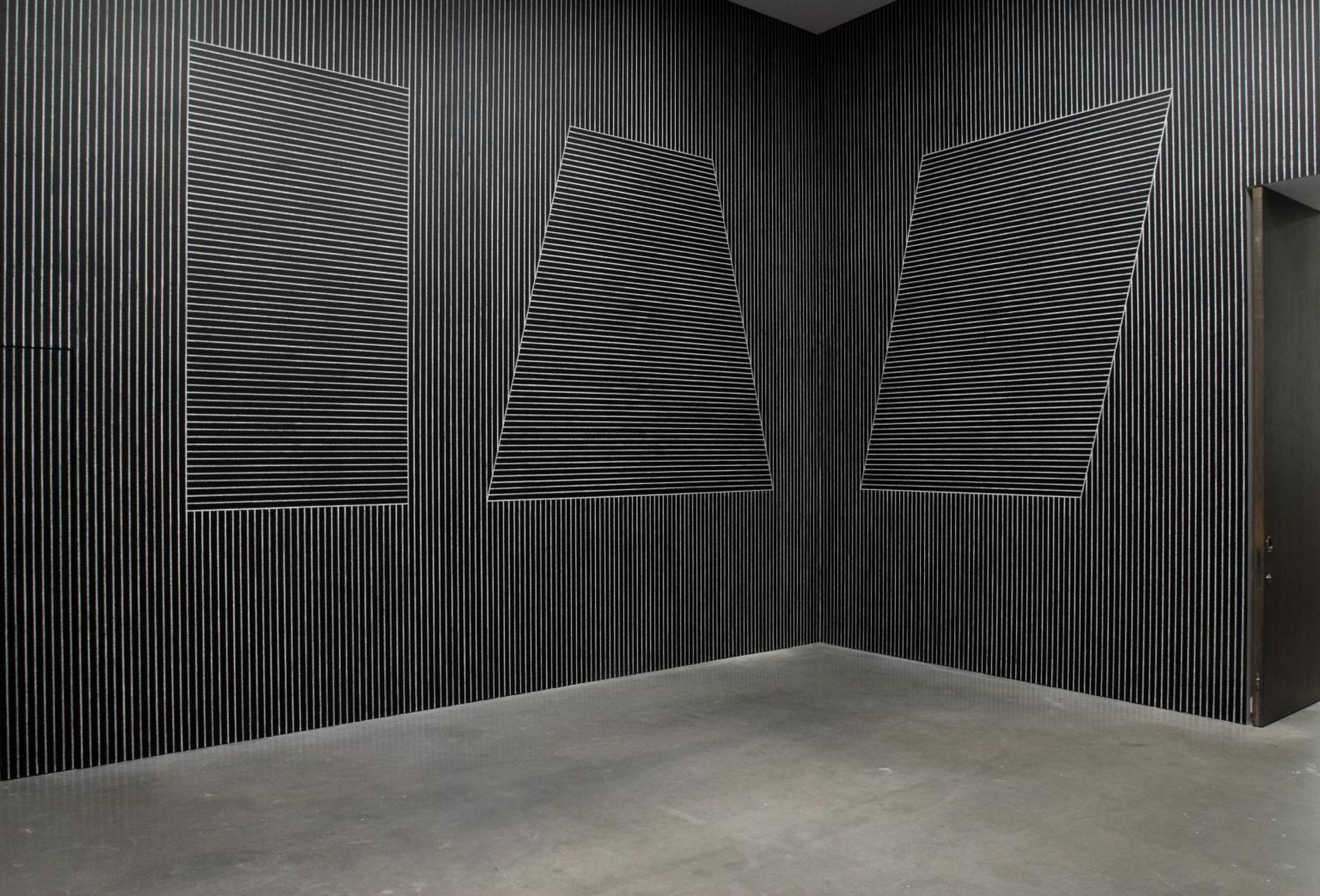 Six Geometric Figures (+ Two) (Wall Drawings) by Sol LeWitt
