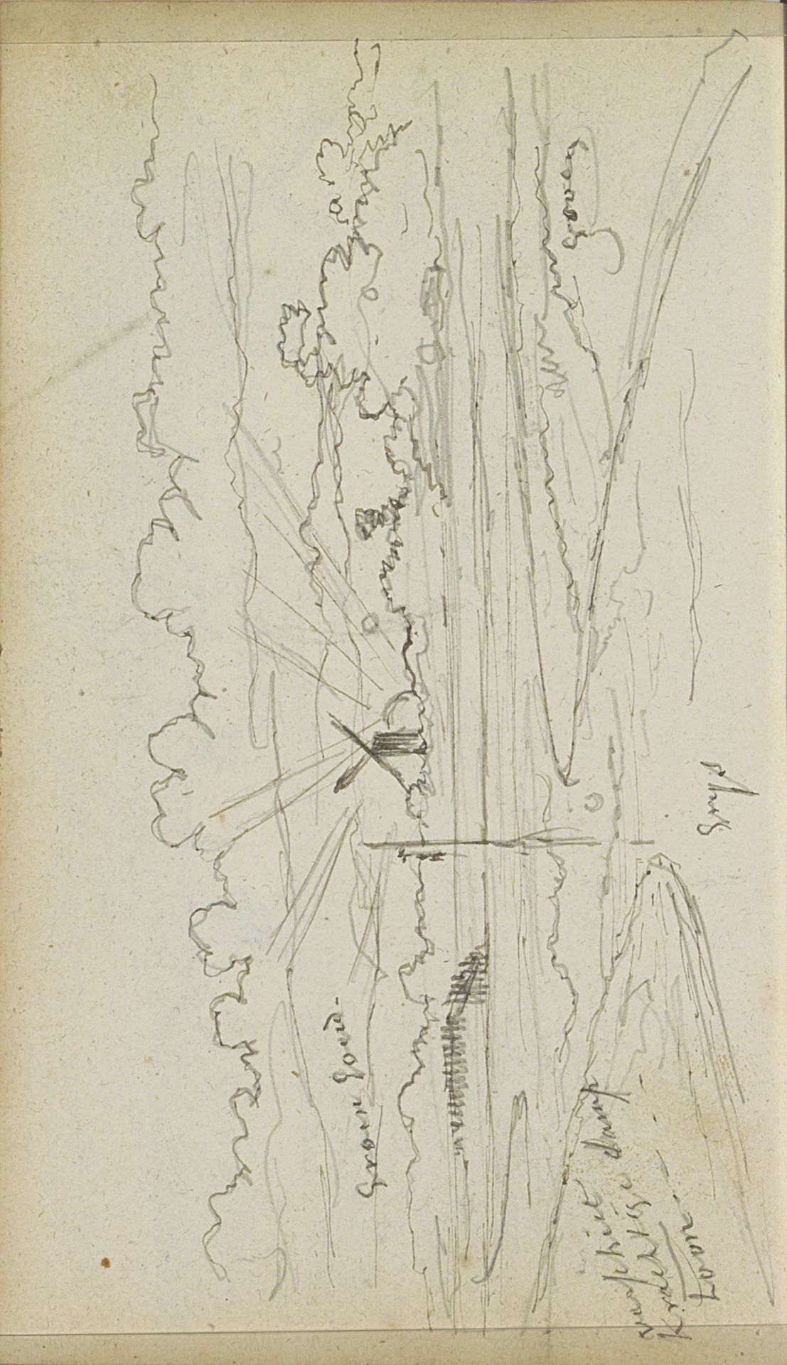 Polderlandschap met een rivier en een molen by Johannes Tavenraat