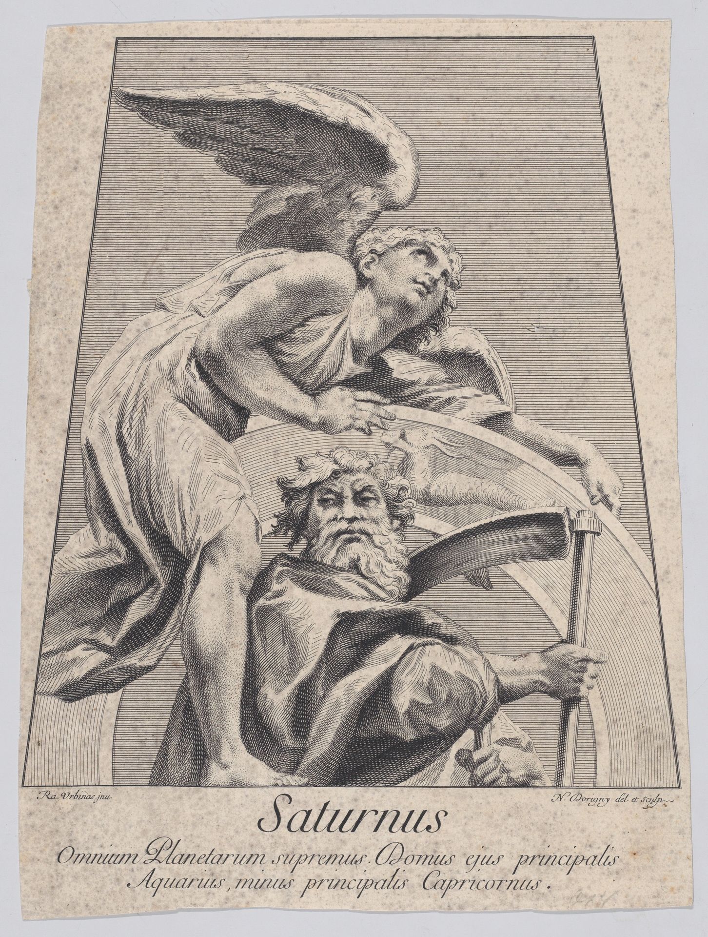 Saturn by Sir Nicolas Dorigny