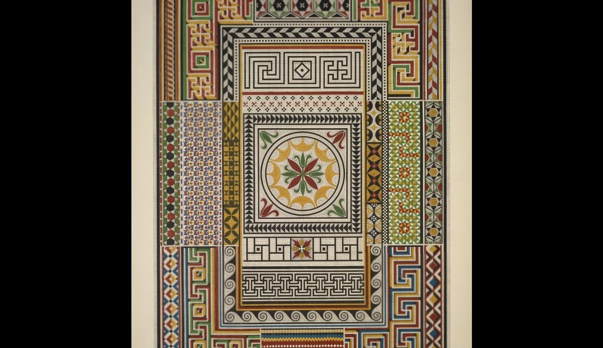 Pompeian no. 3. Mosaics from Pompeii and the museum at Naples by Owen Jones
