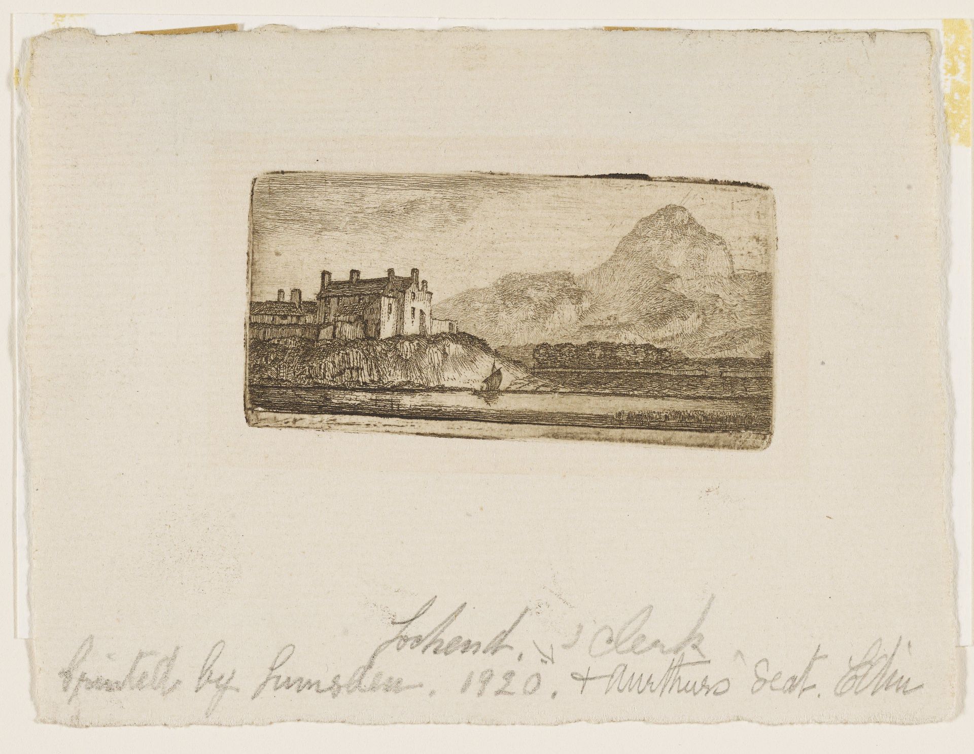 Arthur's Seat from Lochend by John Clerk of Eldin