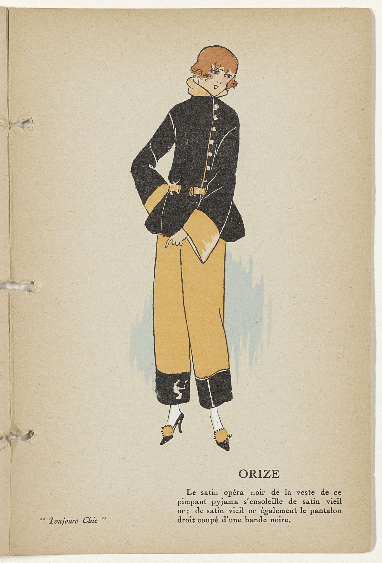 Toujours Chic Les Deshabillés, Hiver 1921-1922: Orize by G-P. Joumard