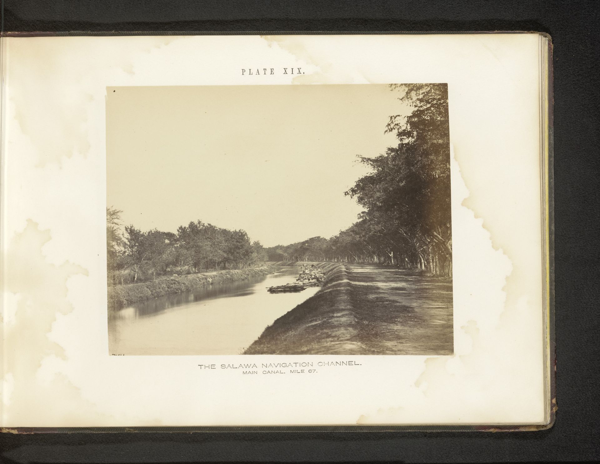 Gezicht op Salawa Navigation Channel by Thomas George Glover