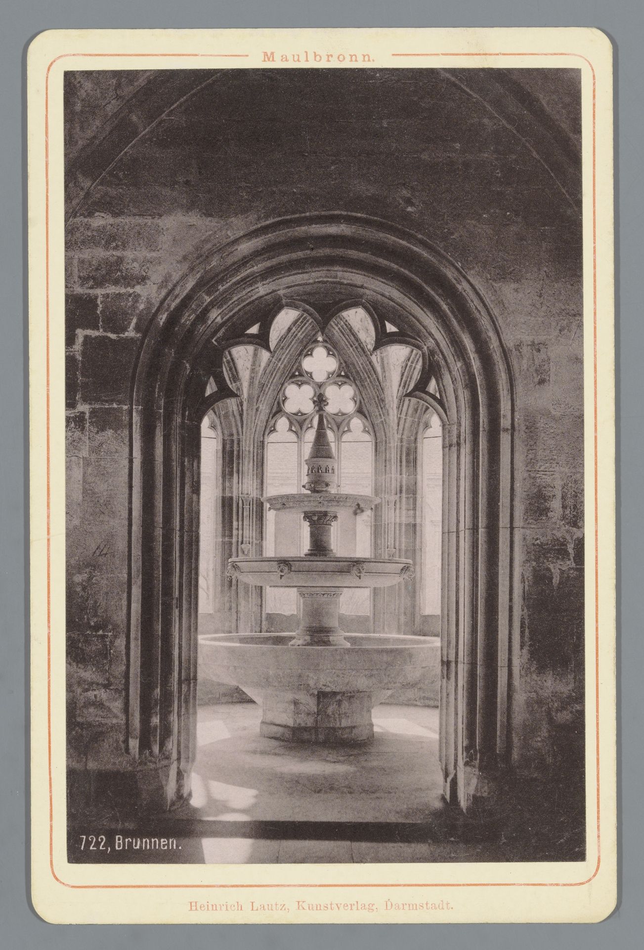 Fontein in de Abdij van Maulbronn by Anonymous