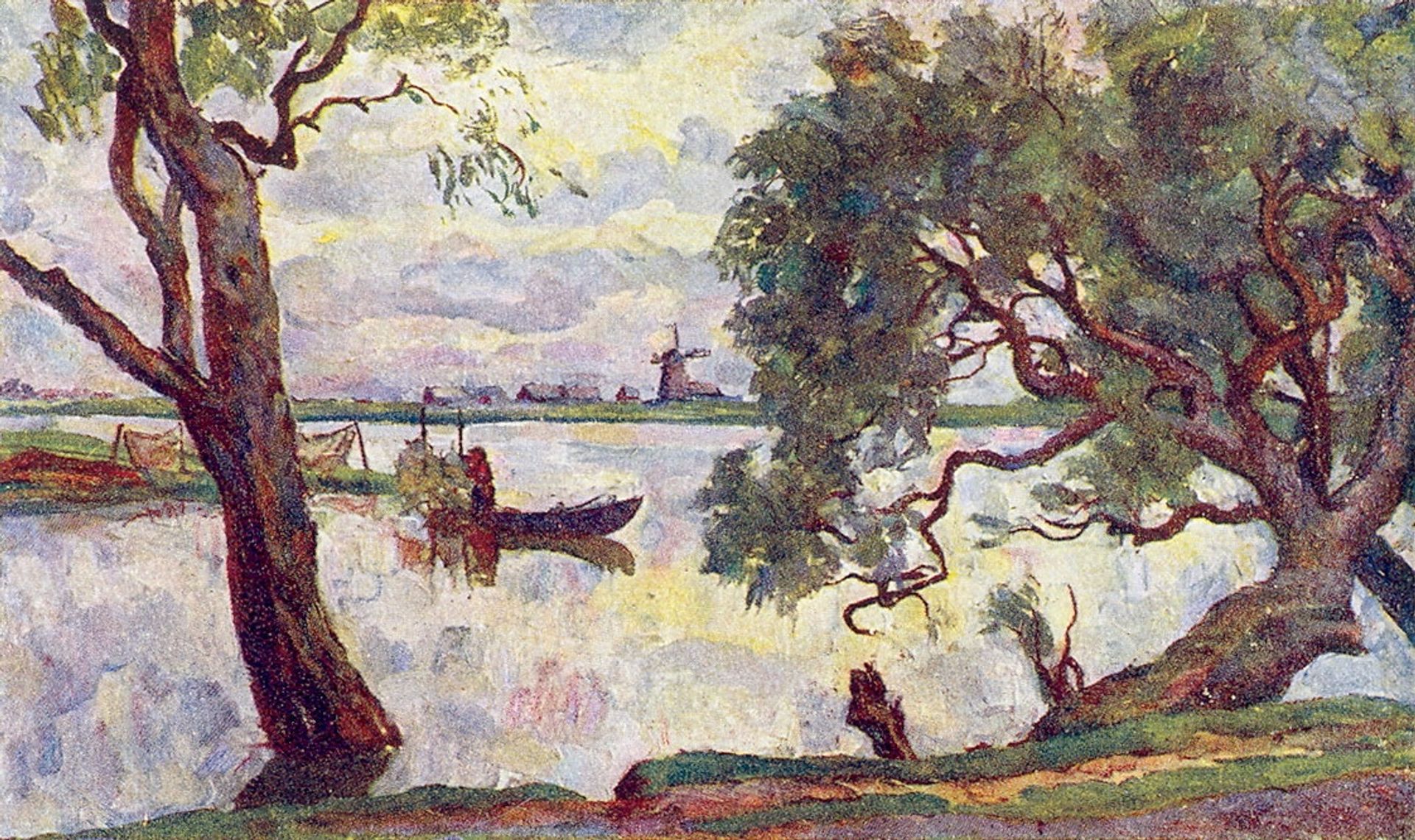 At Lake Ilmen by Pyotr Konchalovsky