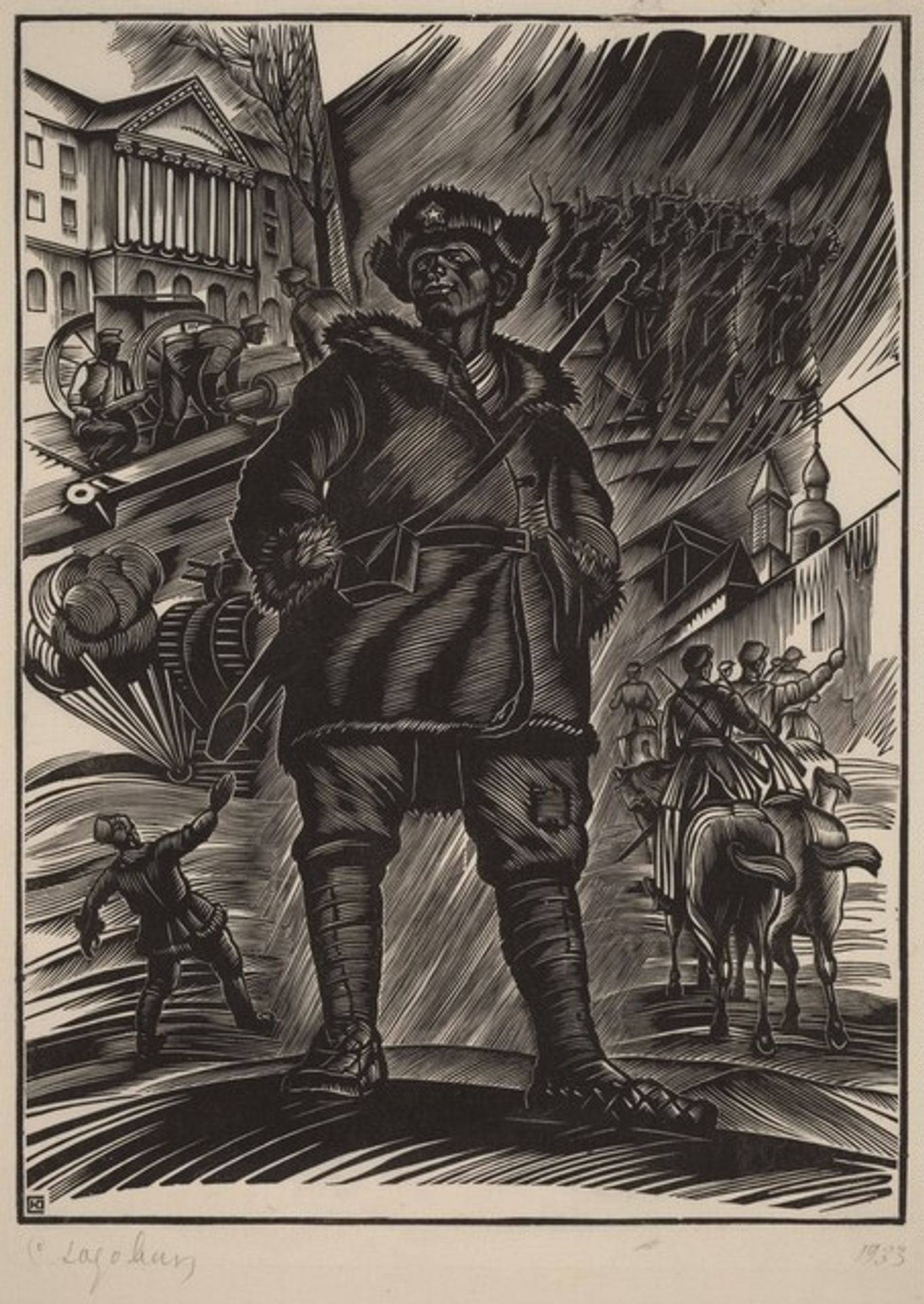 Russian Soldier by Solomon Borisovich Judovin