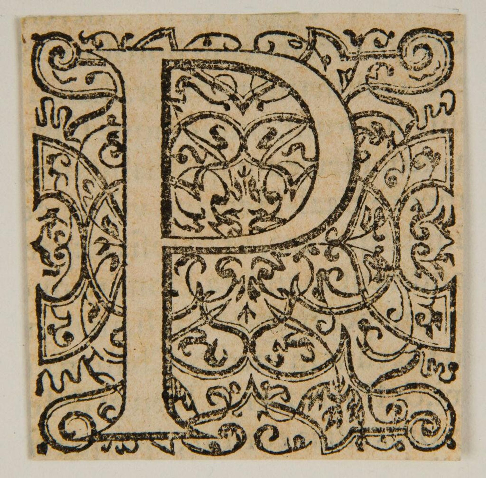 Letter P by Anonymous