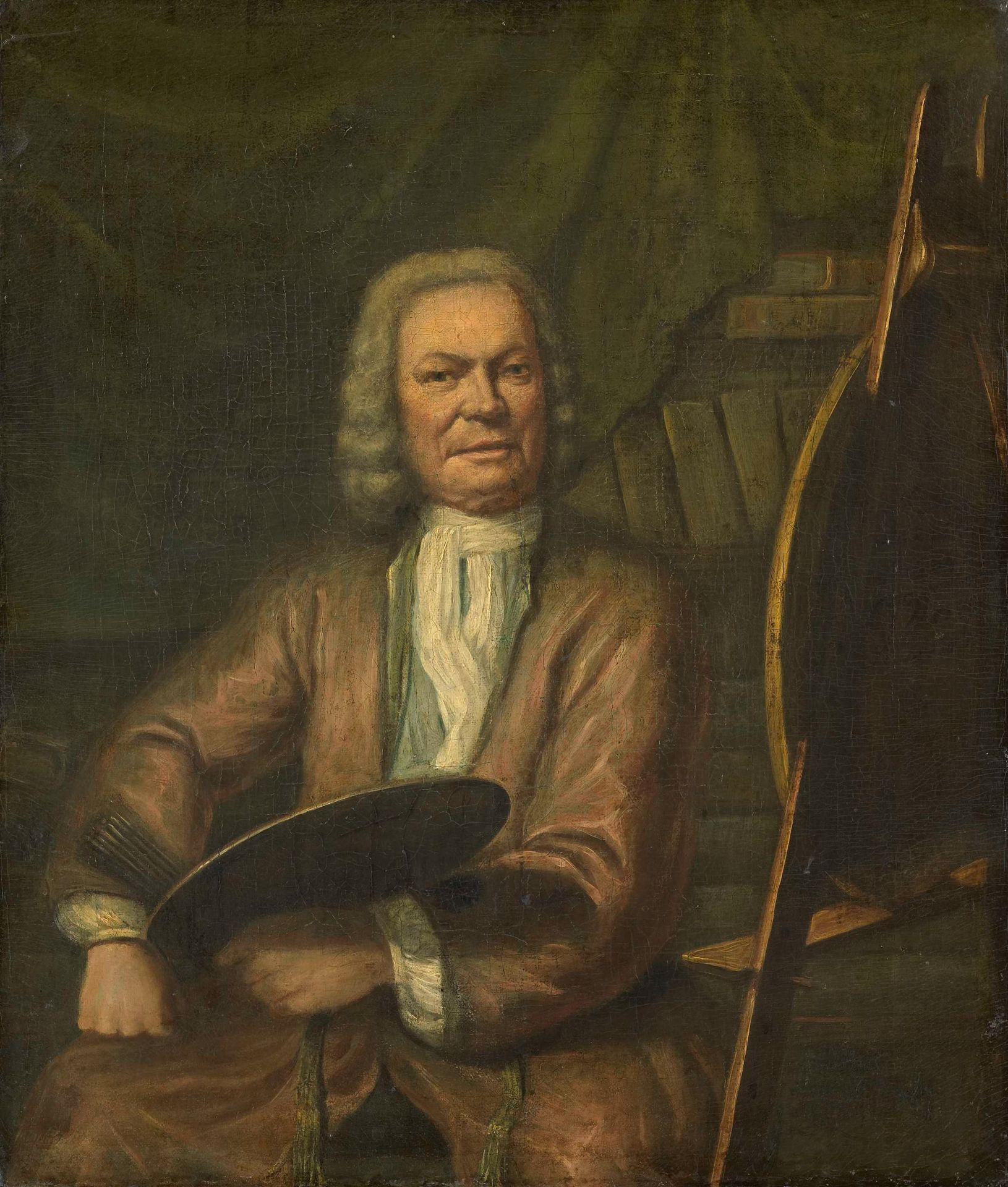 Portrait of Jan Maurits Quinkhard, Painter by Cornelis Wever