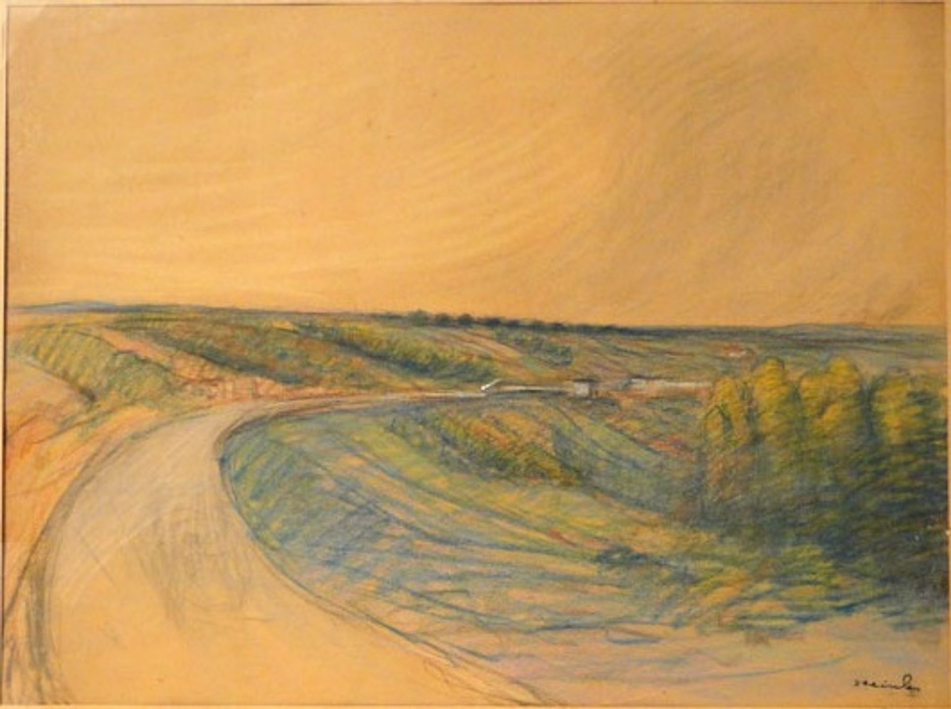Country Road by Théophile Alexandre Steinlen