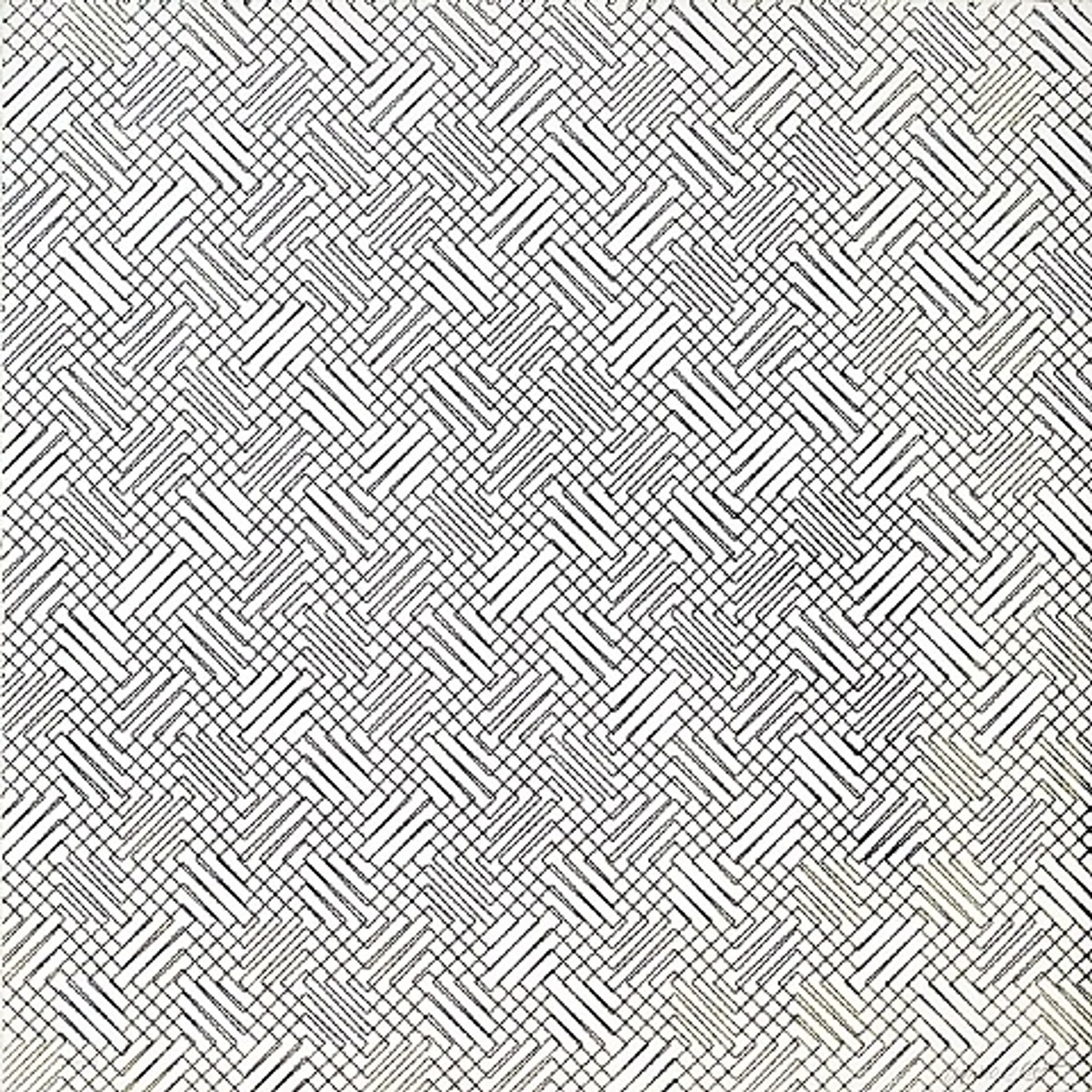 Untitled (Diagonals) by Francois Morellet