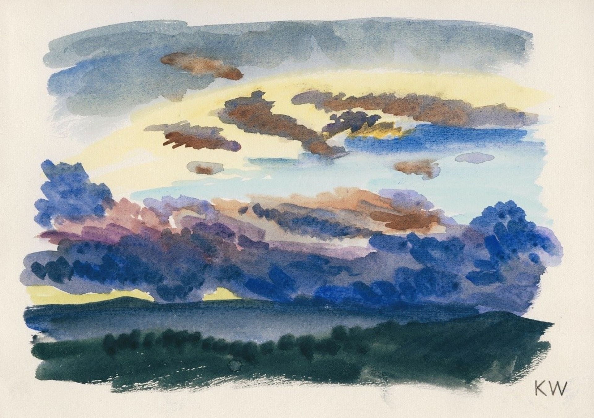 Naturstudie III by Karl Wiener
