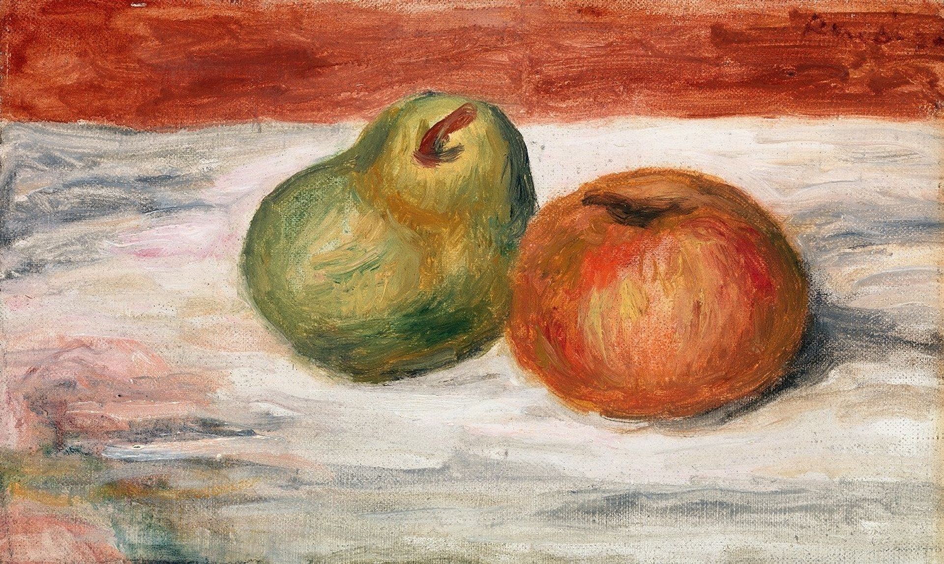 Apple and Pear by Pierre-Auguste Renoir