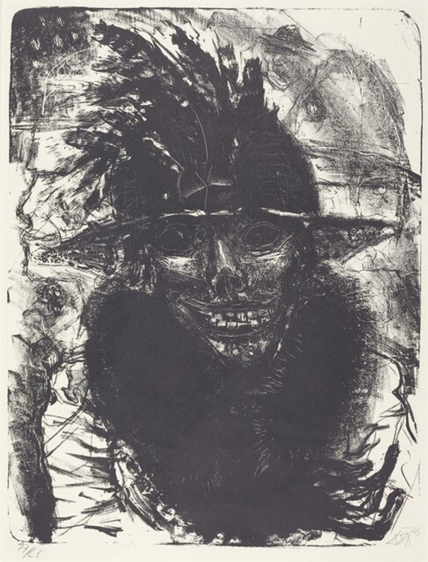 Nächtliche Erscheinung (Nighttime Apparition) by Otto Dix