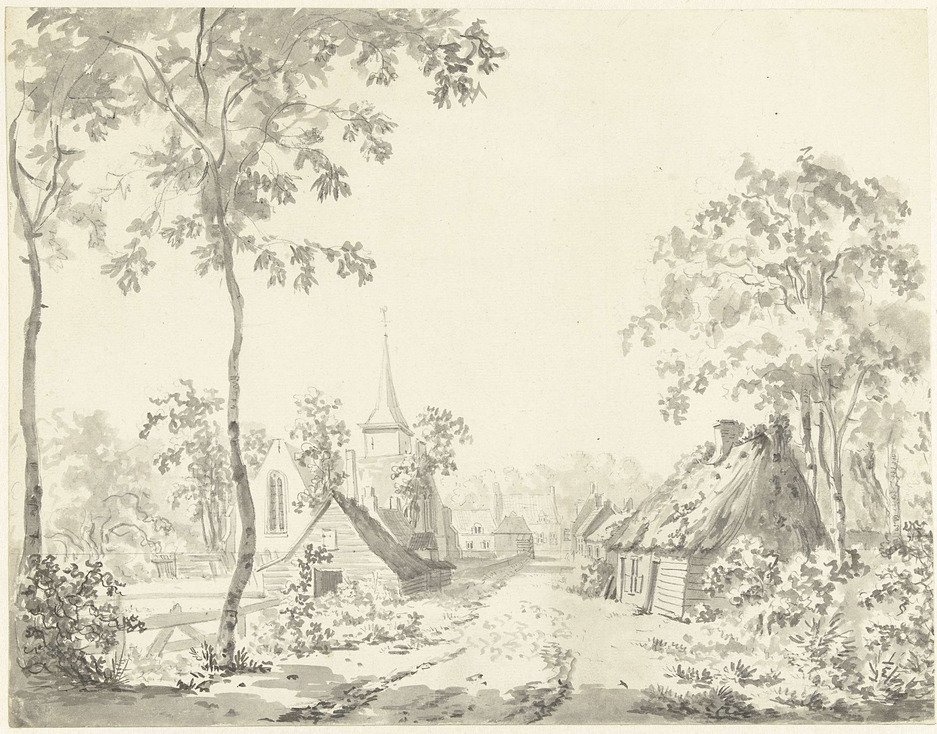 Gezicht te Overzande op Zuid-Beveland by Anonymous