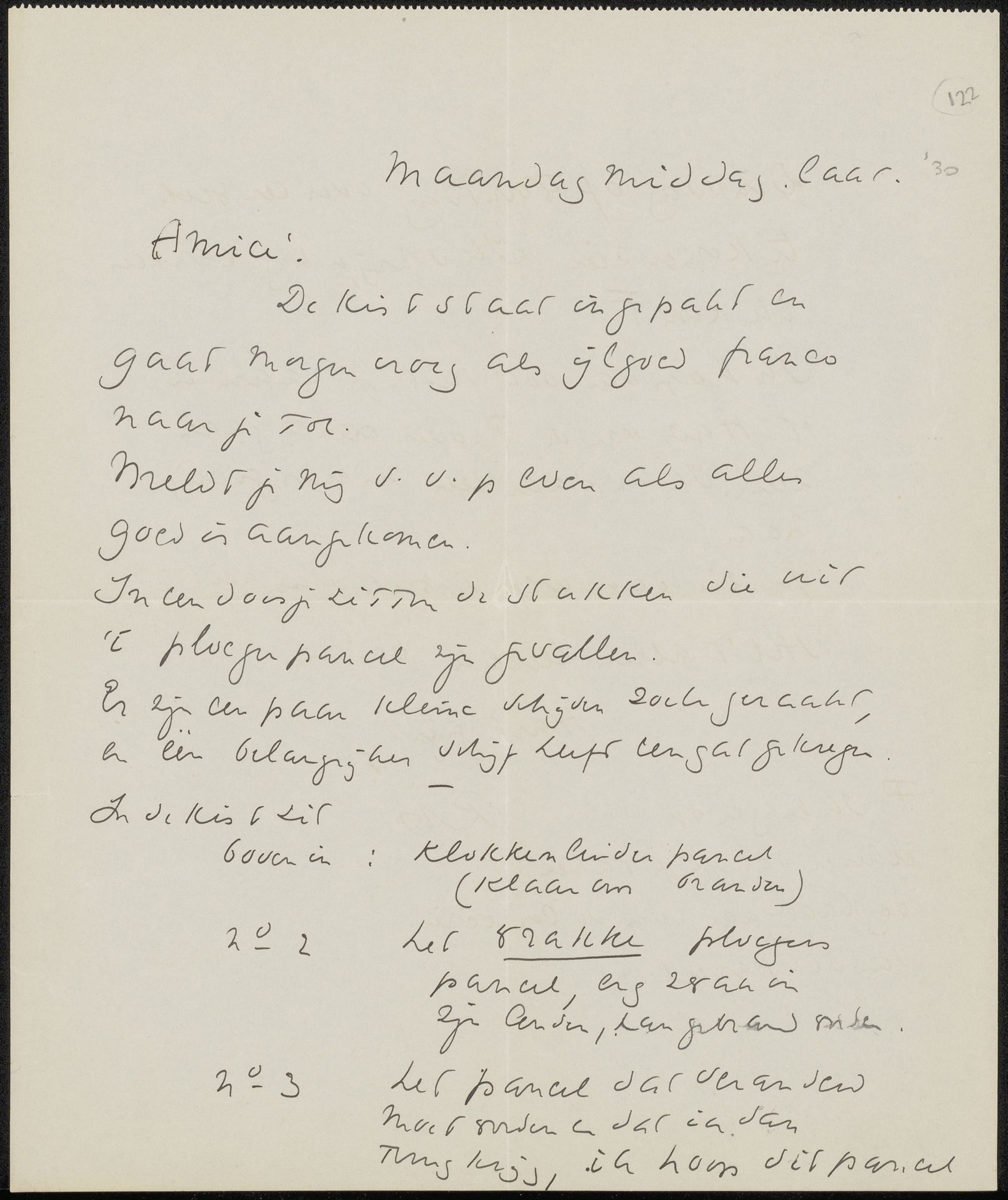 Brief aan Willem Bogtman by Richard Nicolaüs Roland Holst