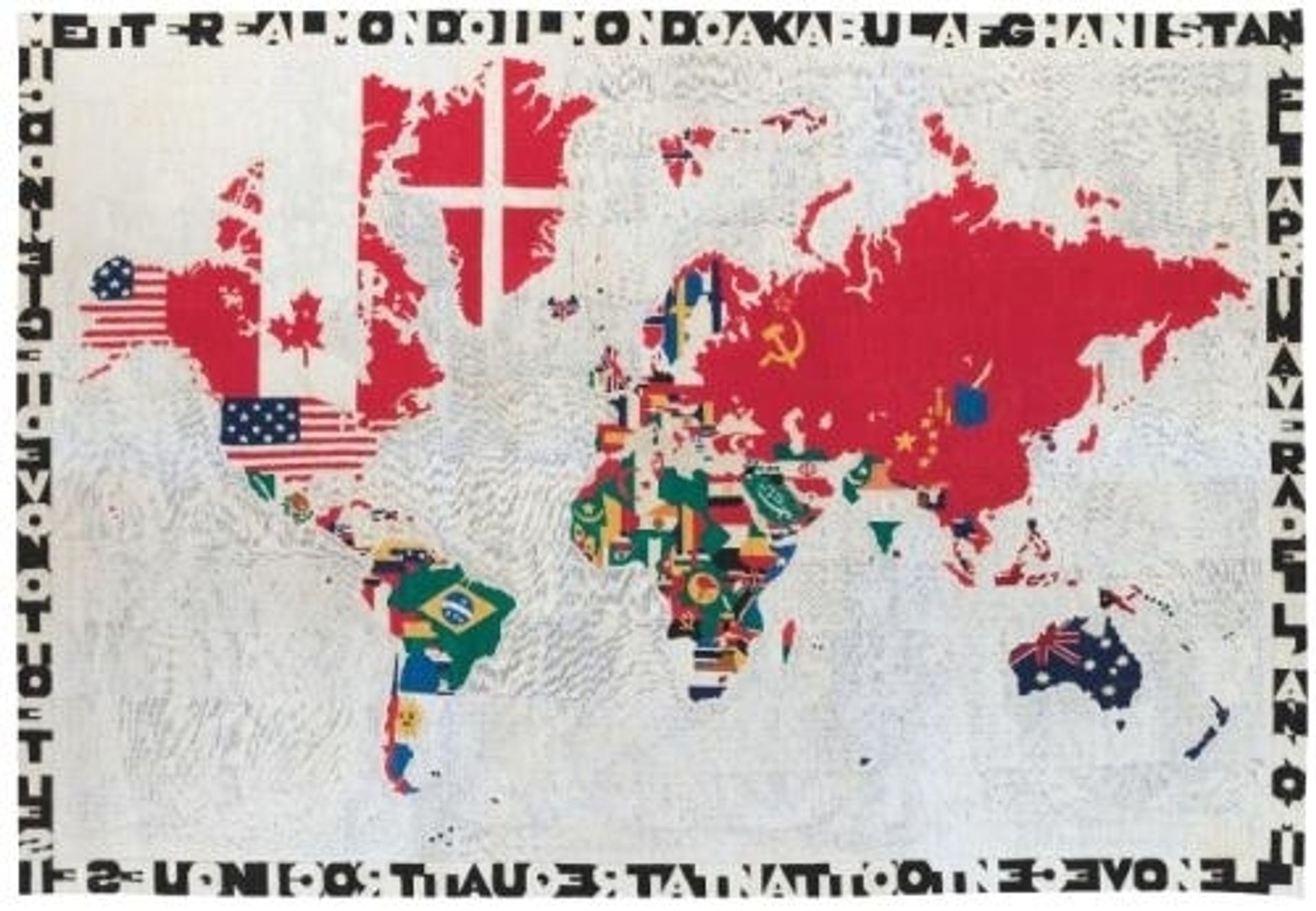 Mappa by Alighiero Boetti