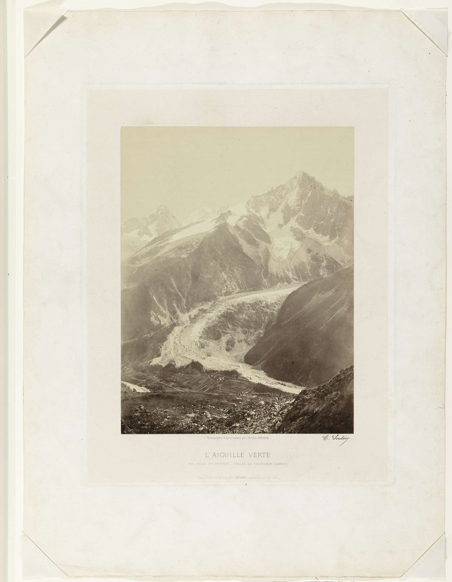 Alpenlandschap by Charles Soulier