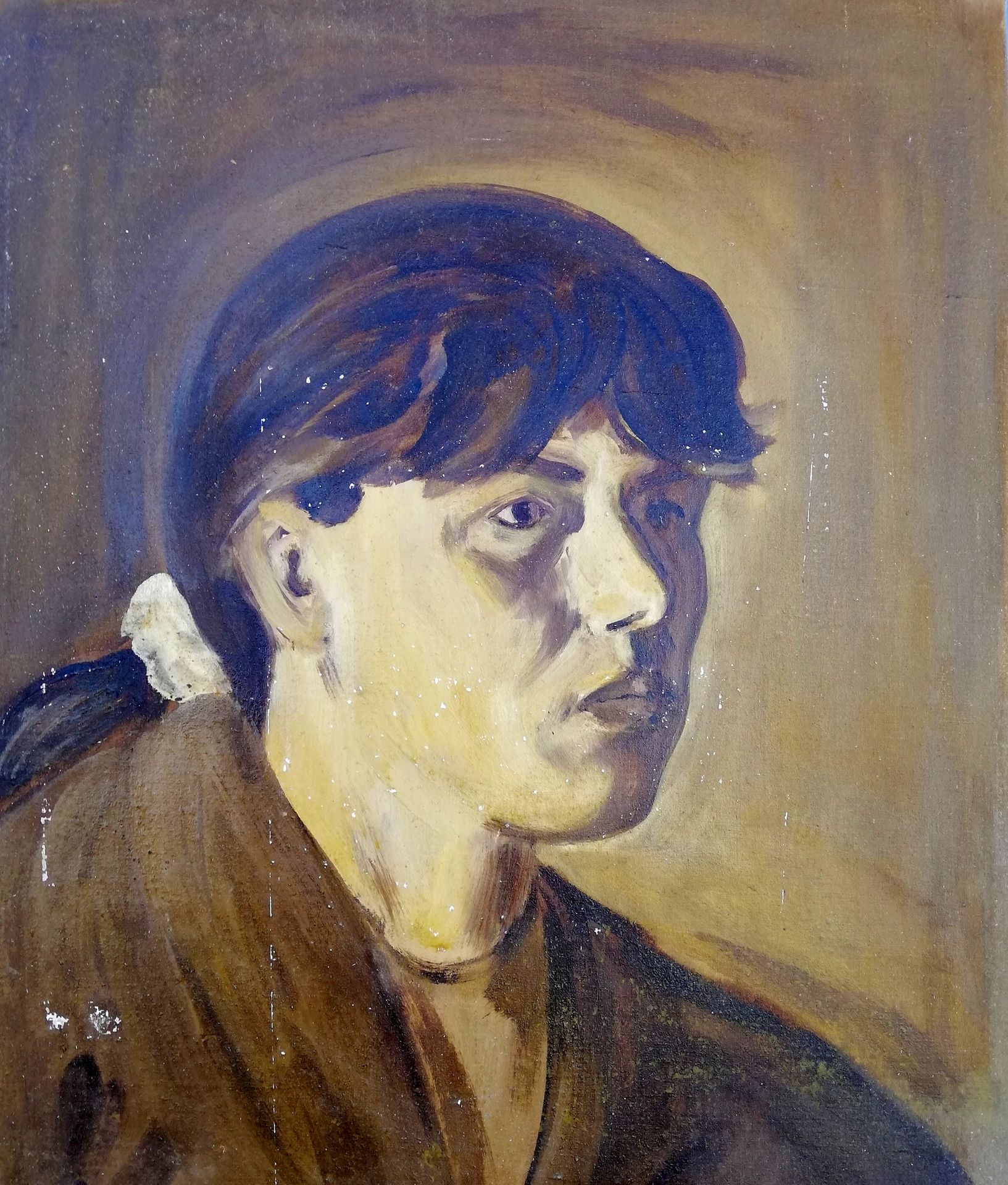 Head study (Lilian) by Alfred Freddy Krupa