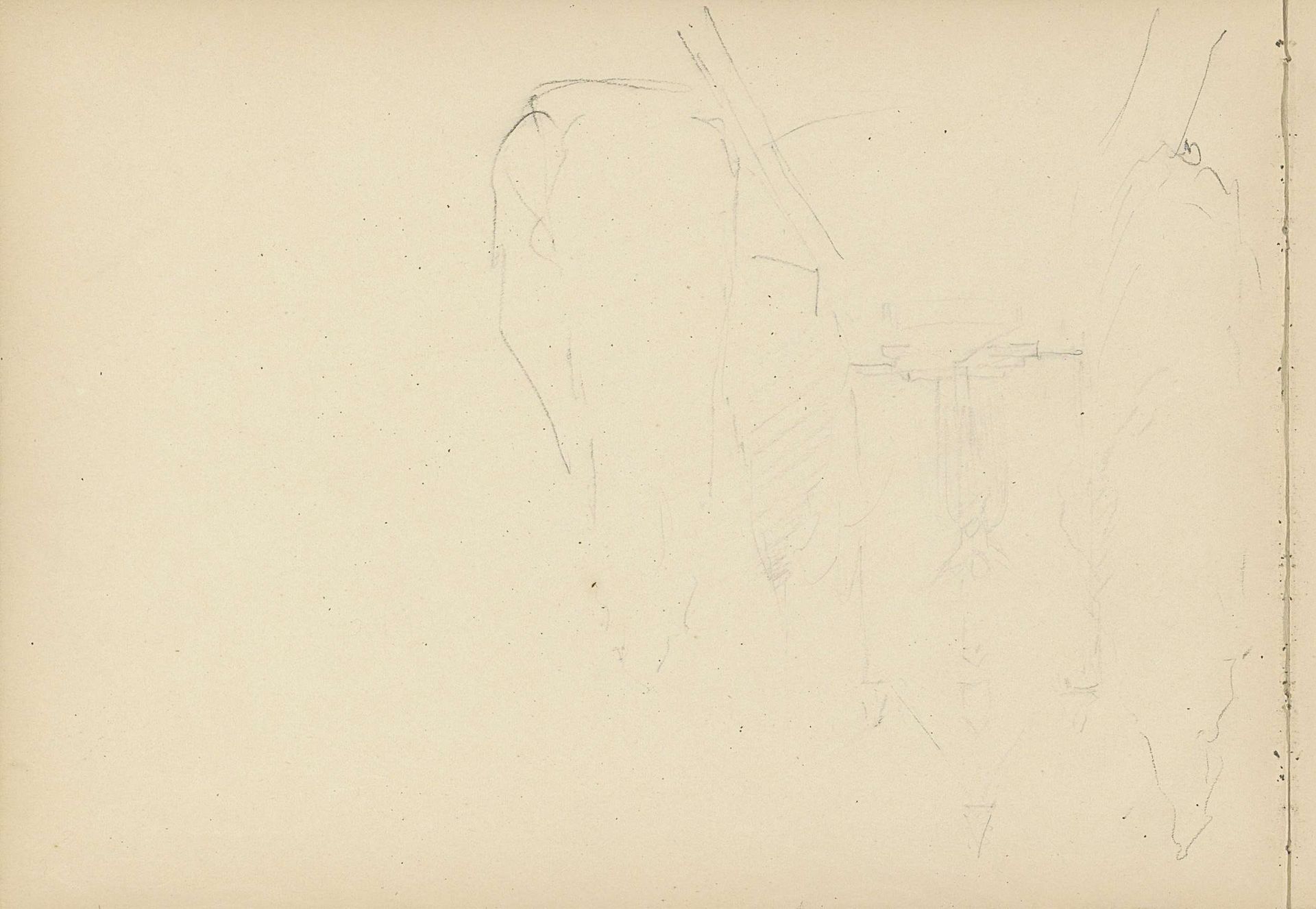 Pad richting een gebouw met torens by Antoon Derkinderen