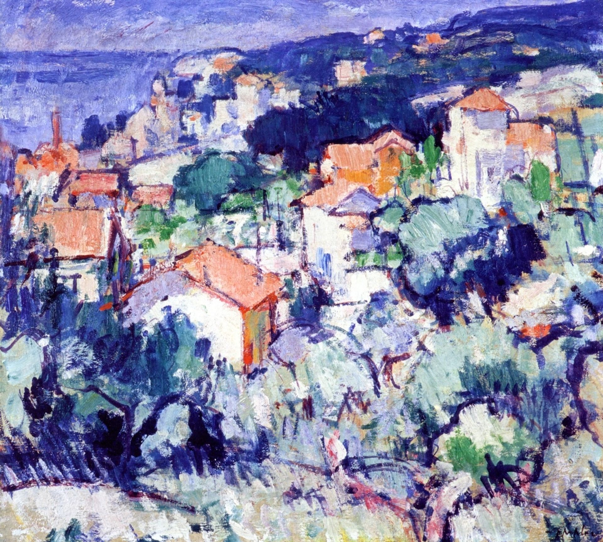 Landscape, South of France by Samuel Peploe