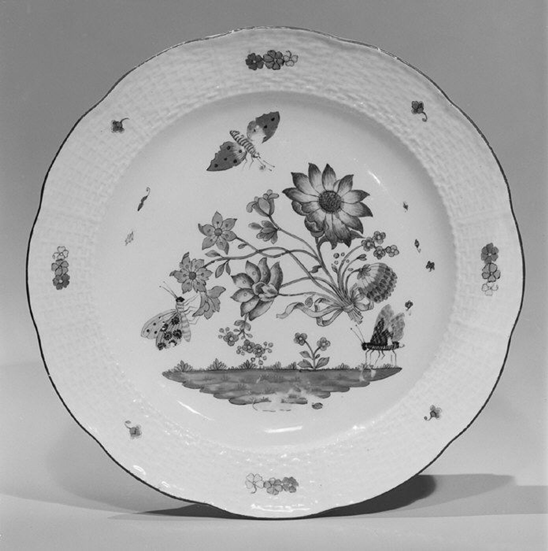 Plate by Meissen Manufactory
