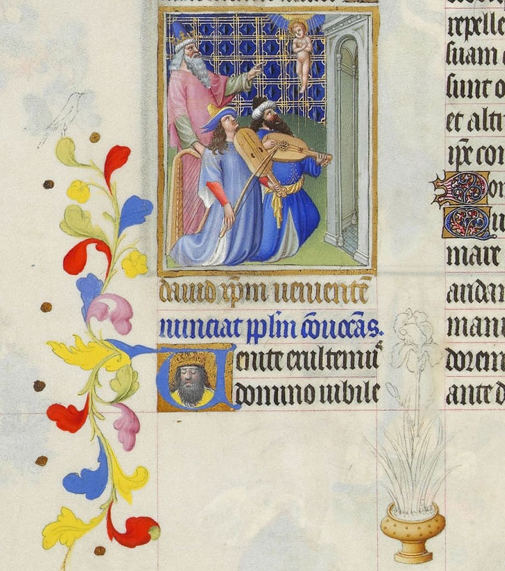 David Foresee the Coming of Christ by Limbourg brothers