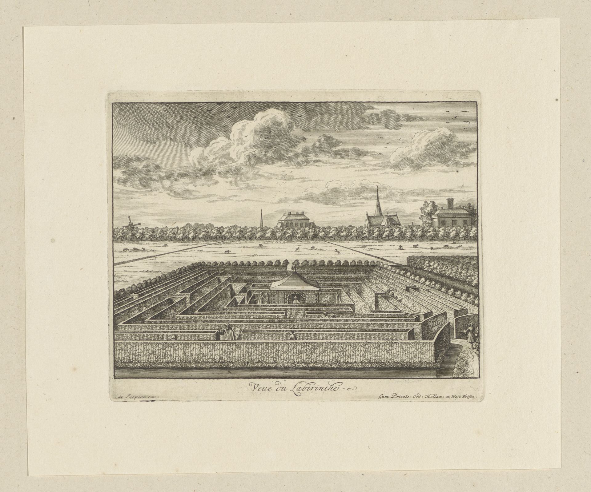 Labyrint bij Gunterstein, Breukelen by Joseph Mulder