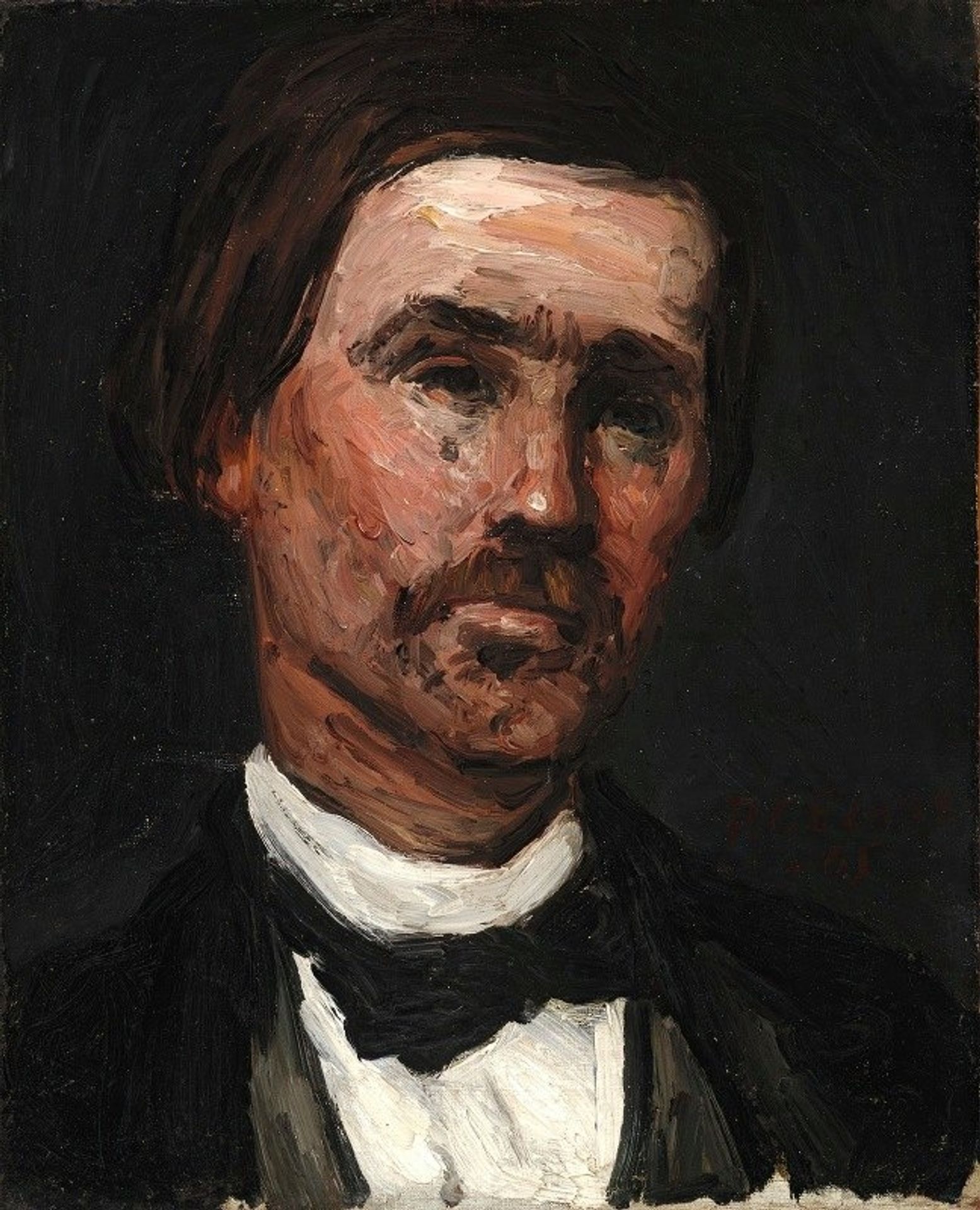 Head Of A Man by Paul Cézanne