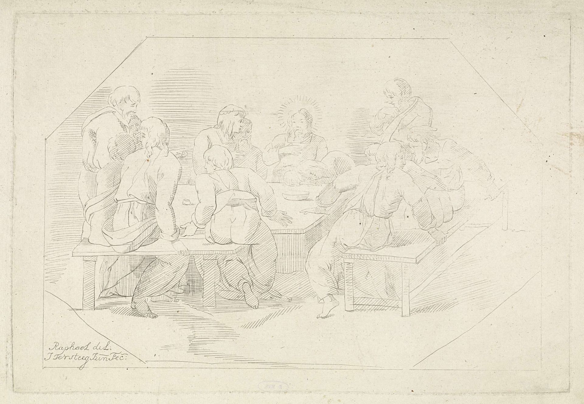 Laatste avondmaal by Jan Tersteeg