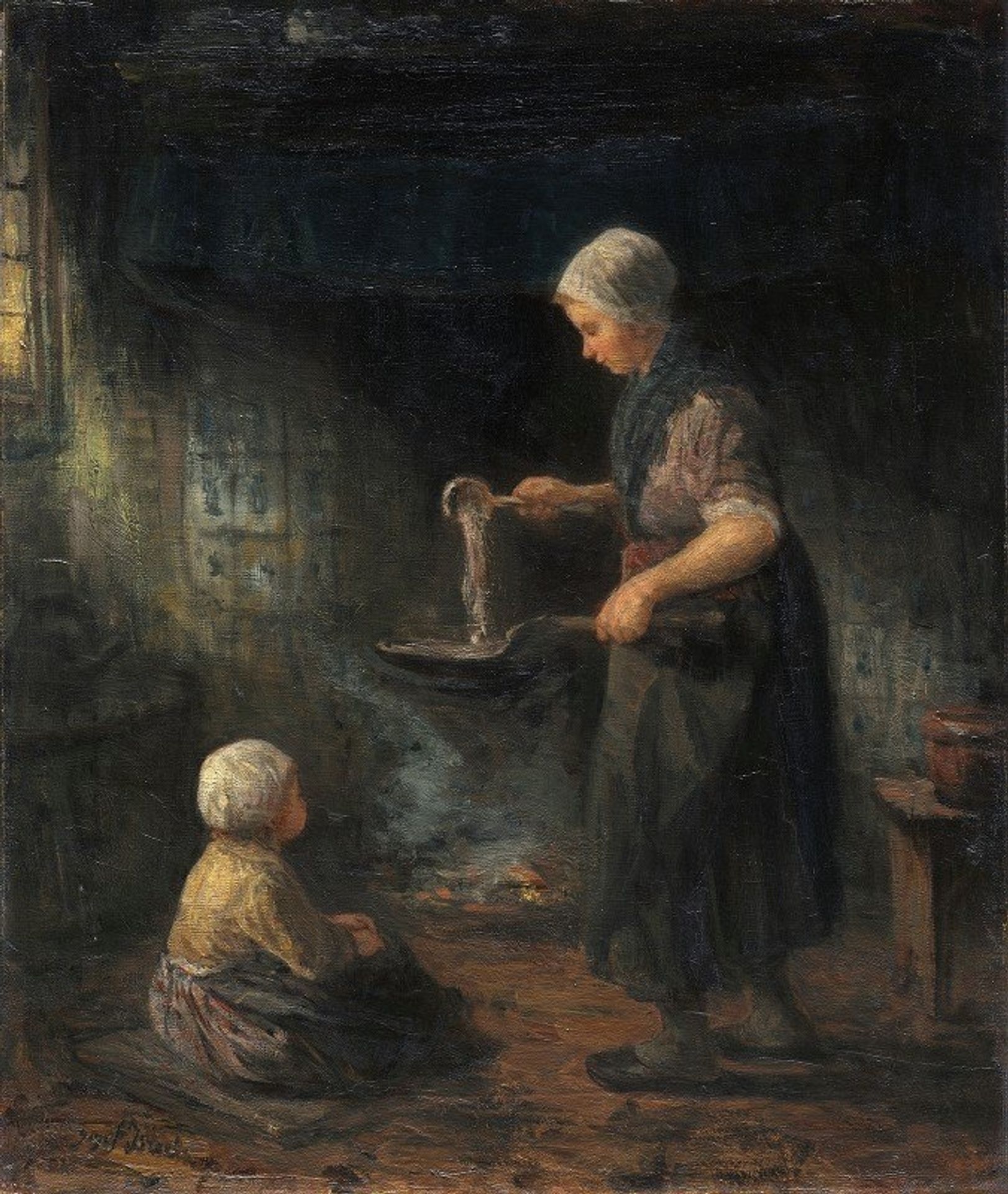 The Pancakes by Jozef Israëls