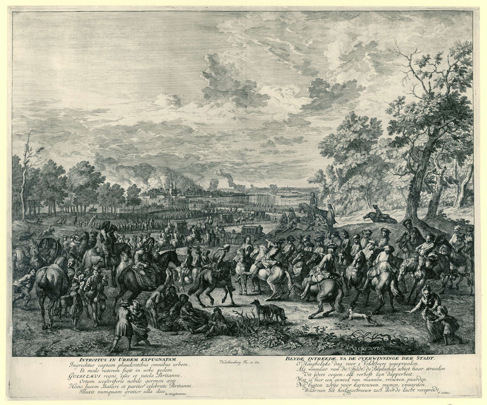 Intrede in het veroverde Namen, 1695 by Jan van Huchtenburg