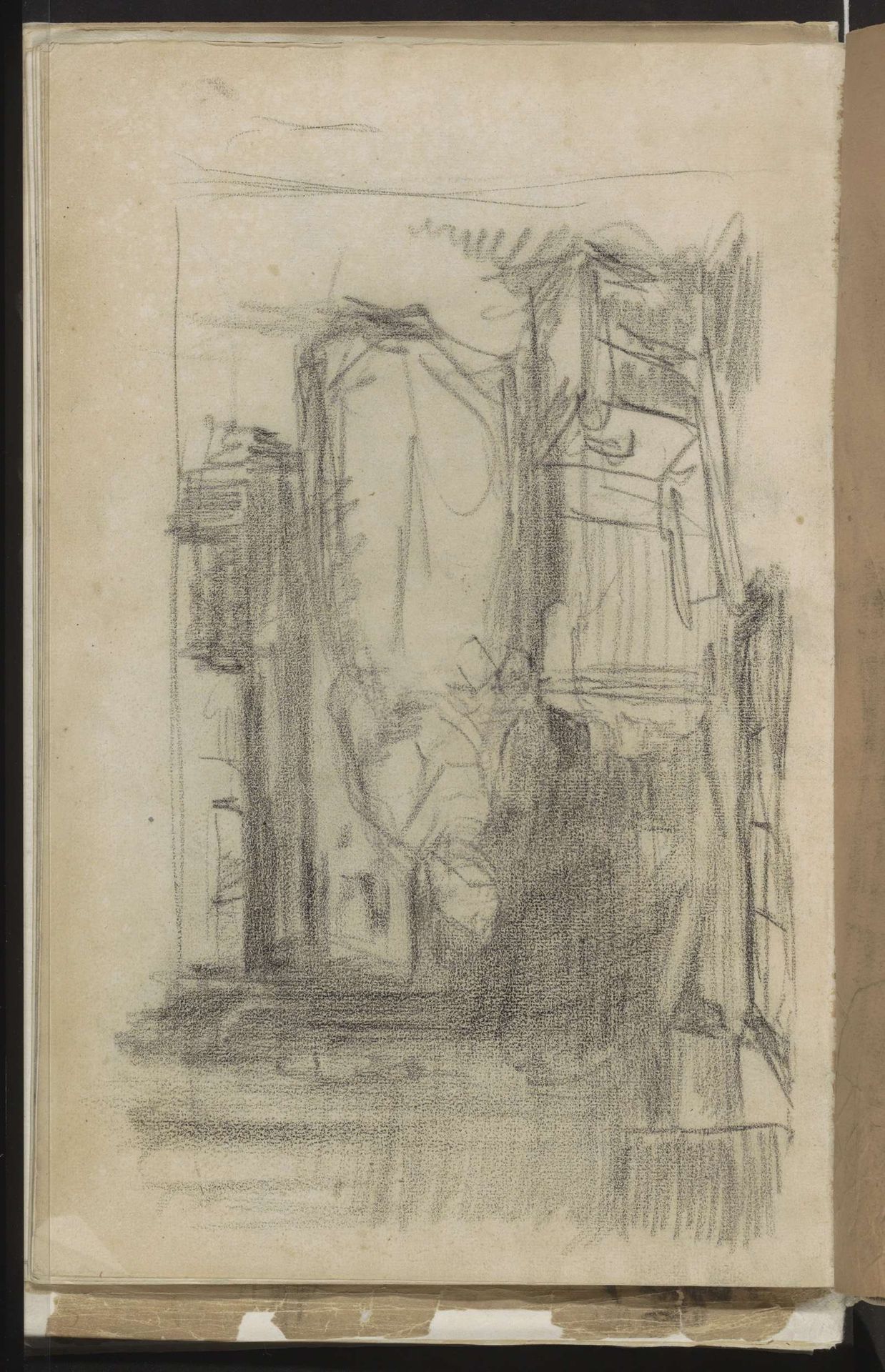 Vrouw in een boereninterieur by Albert Neuhuys