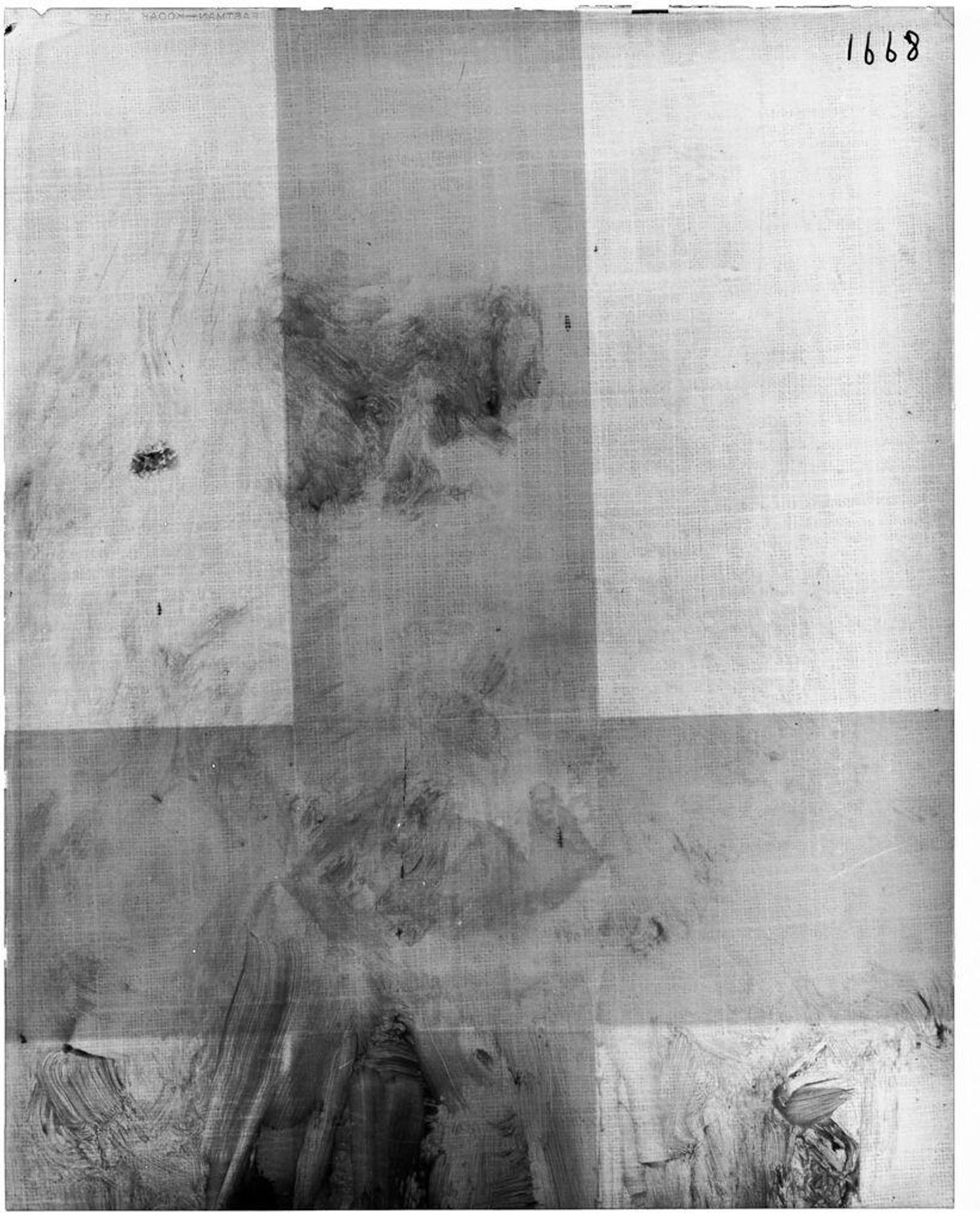 X-radiograph(s) of "Man with a Beard" by Artist of original: Rembrandt Harmensz. van Rijn