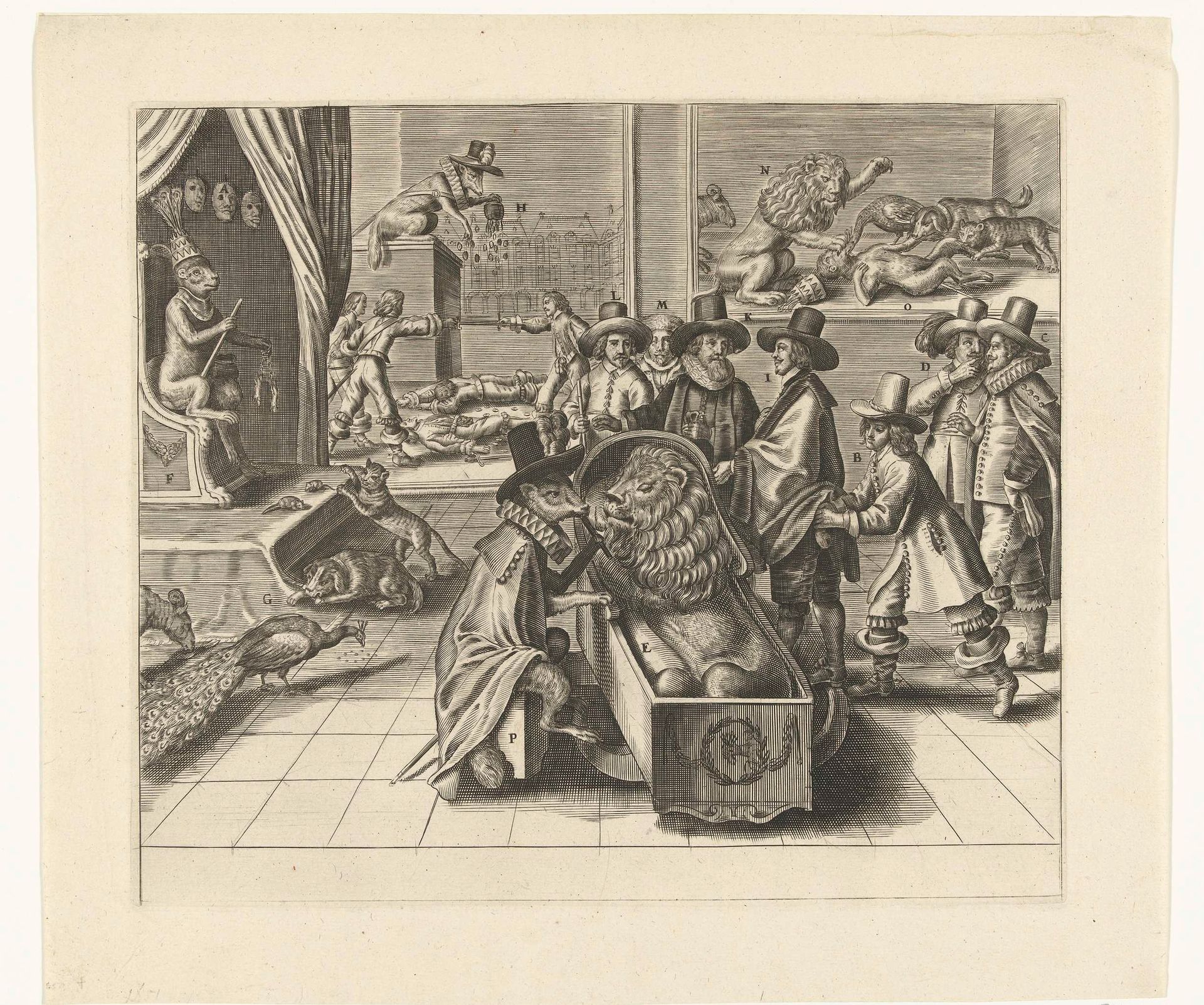 Het loze bedrog van Engeland, 1652 by Crispijn van de (II) Passe