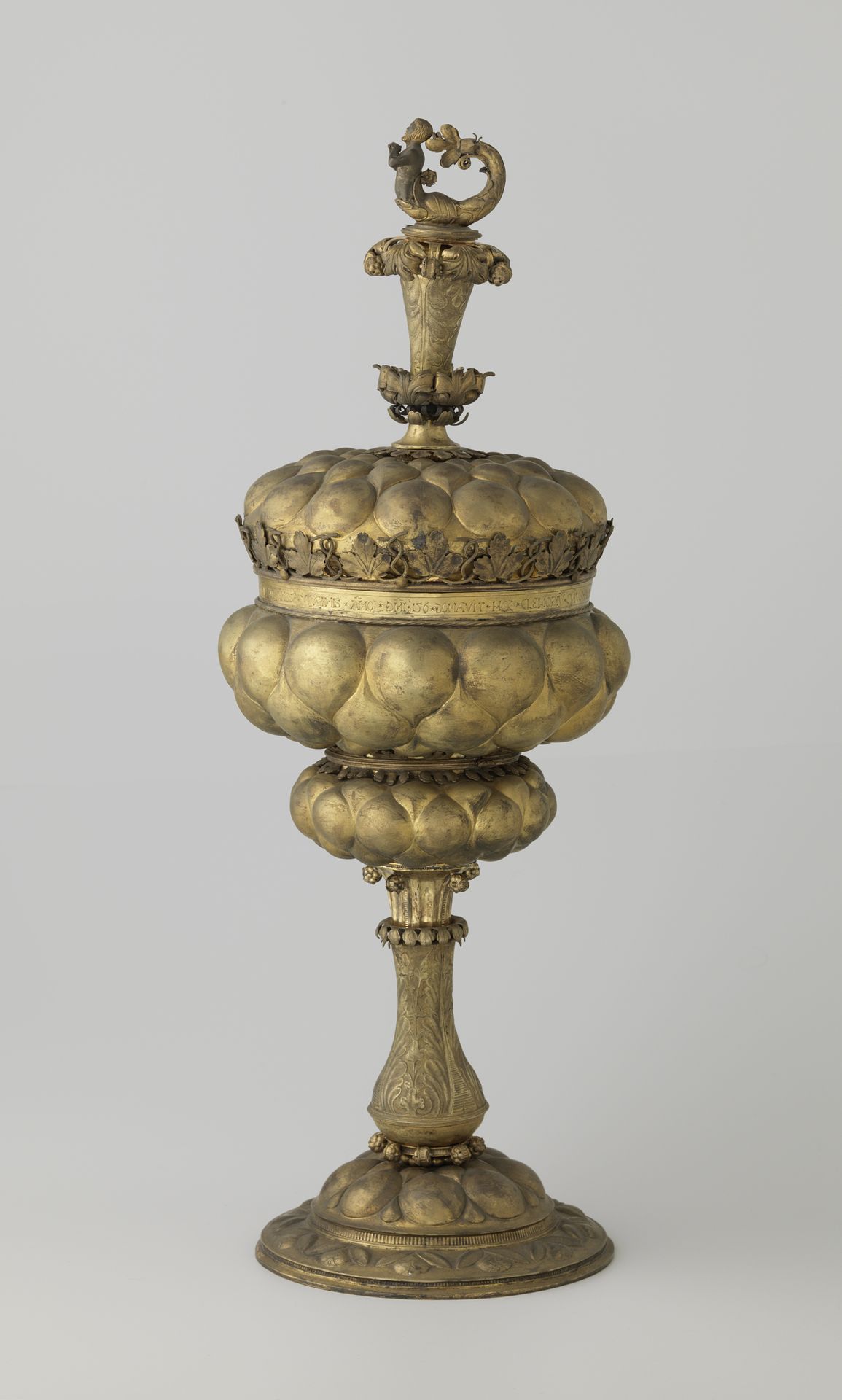 Galvanoplastische reproductie van de "Pokal mit Jonas" uit het Lüneburger Ratssilber by Fa. Vollgold & Sohn