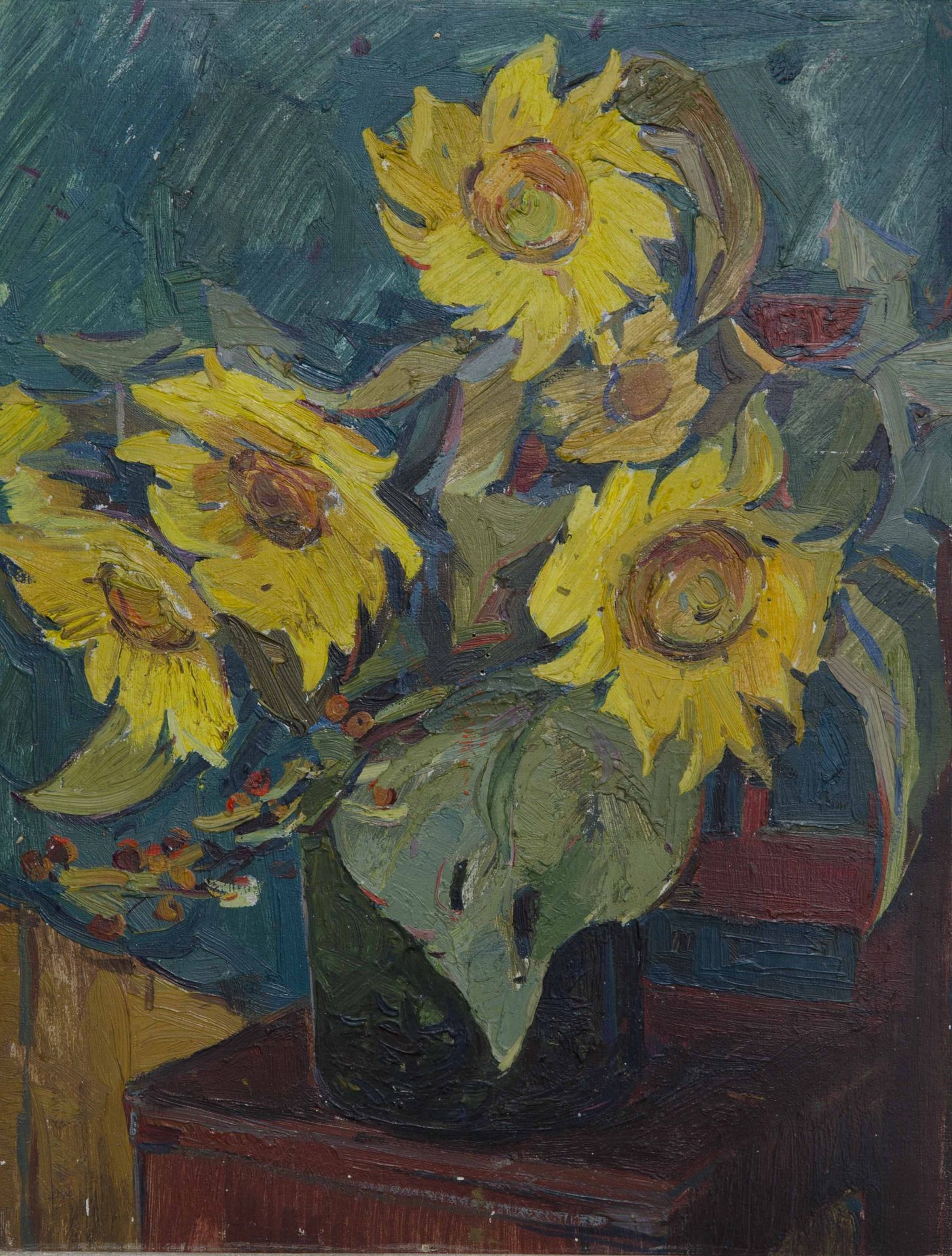 Sunflowers by Mikhail Olennikov