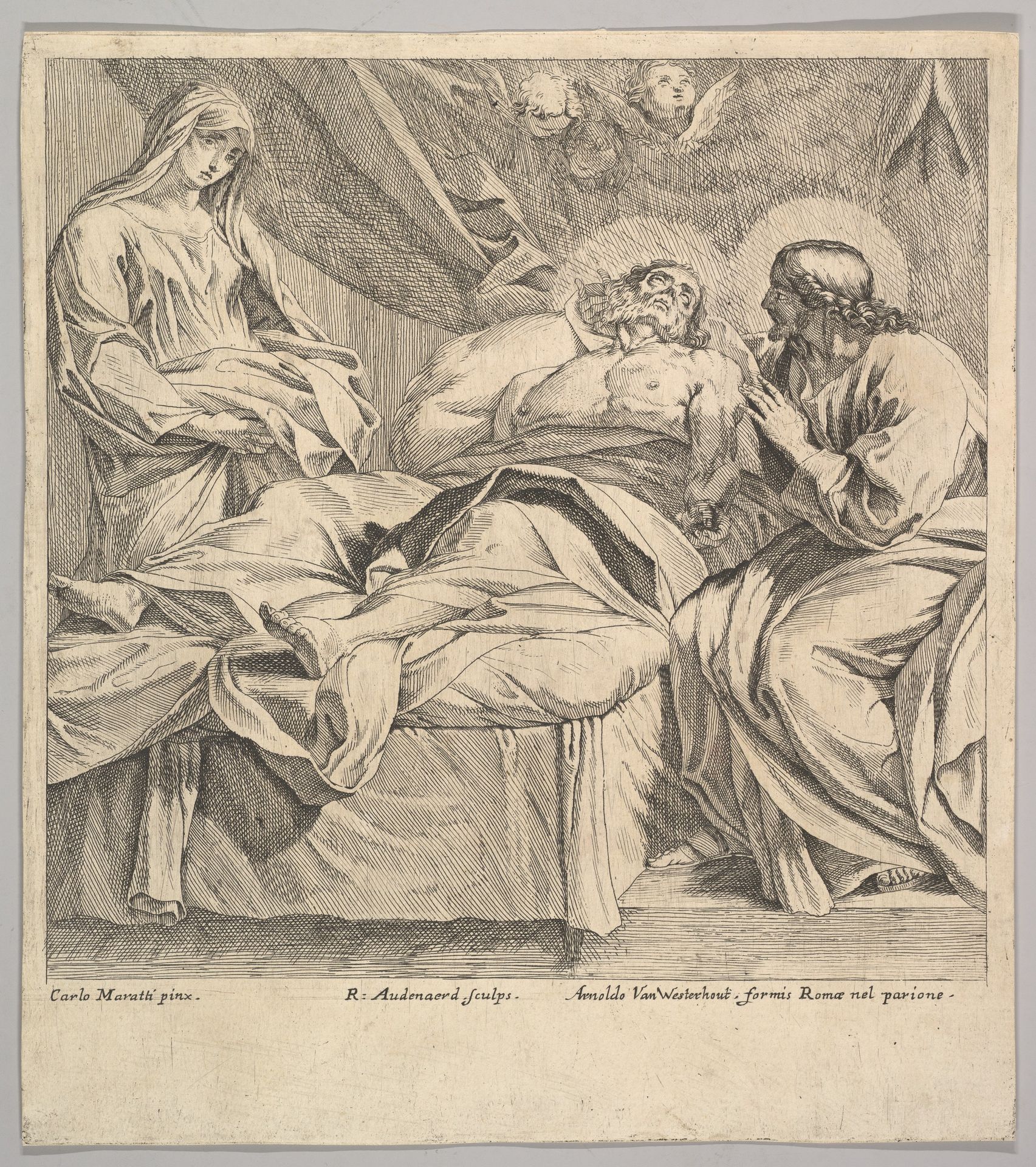 The Death of St. Joseph by Robert van Audenaerde