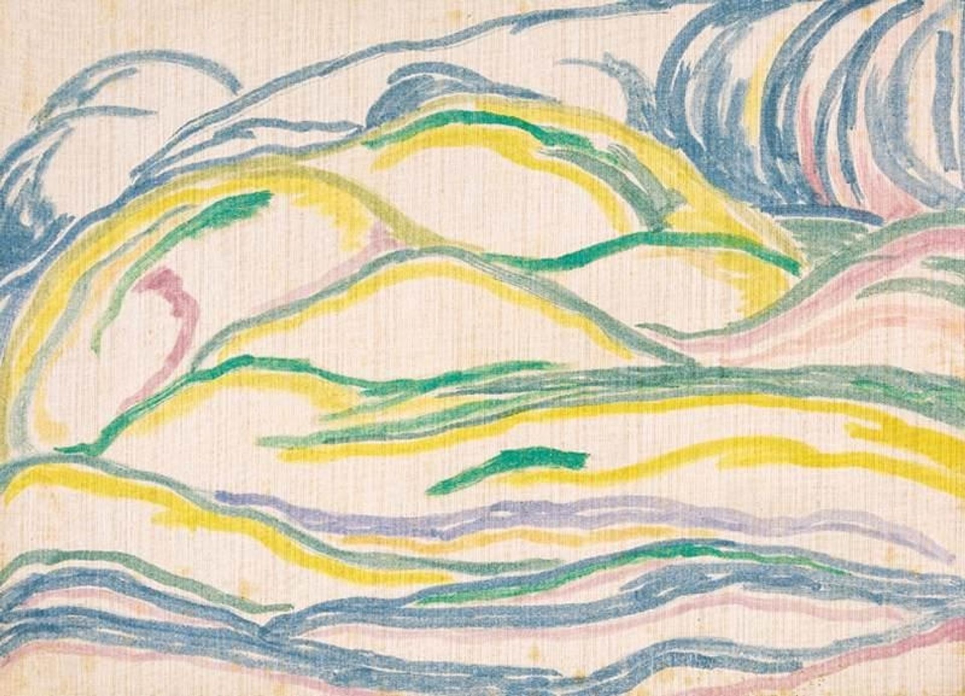 Landscape with Hills by Janos Mattis-Teutsch